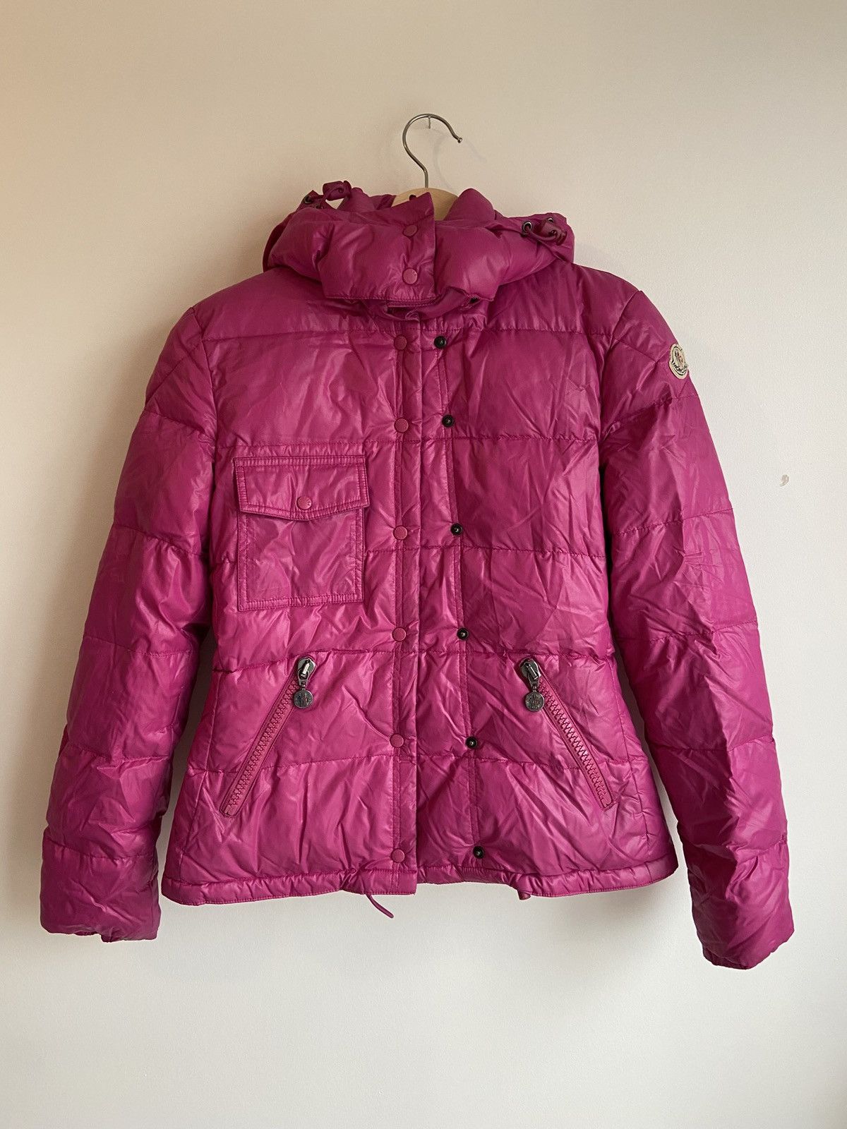 Moncler Pink Moncler Puffer Jacket Size XS / US 0-2 / IT 36-38 - 2 Thumbnail
