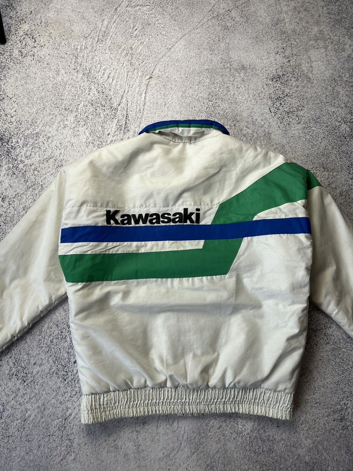 Vintage RARE Kawasaki Moto Y2K Racing Rider Naked Jacket Size US M / EU 48-50 / 2 - 22 Thumbnail