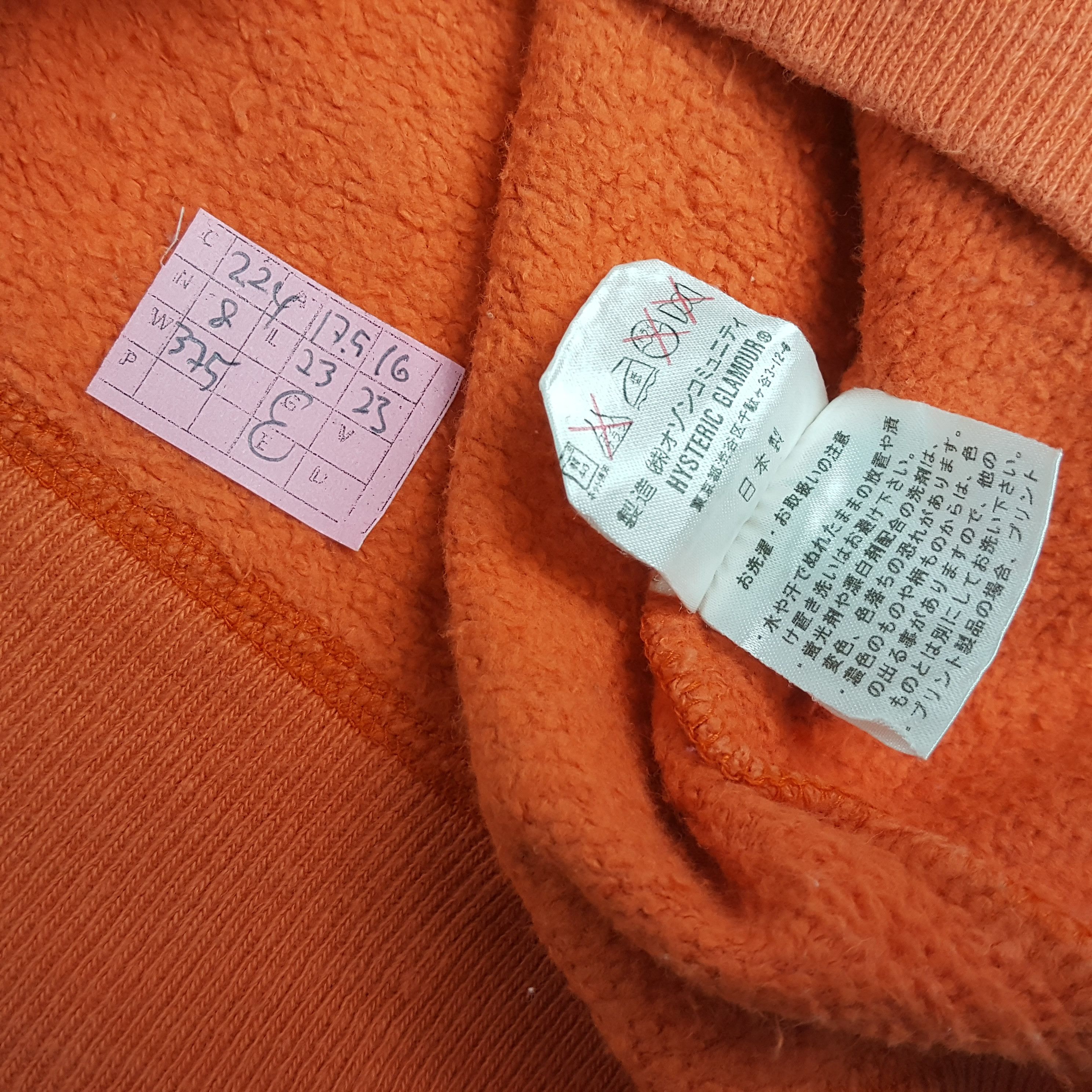 Hysteric Glamour HYSTERIC GLAMOUR Japanese Brand Streetwear Sweatshirt Size US XS / EU 42 / 0 - 6 Thumbnail