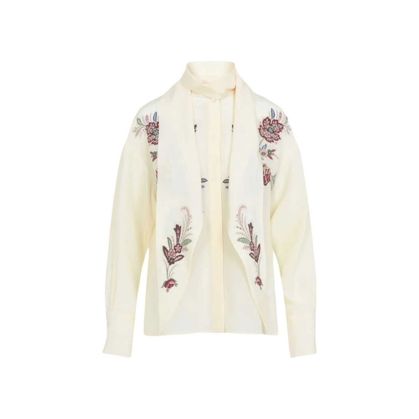 ETRO White Silk Shirt New )