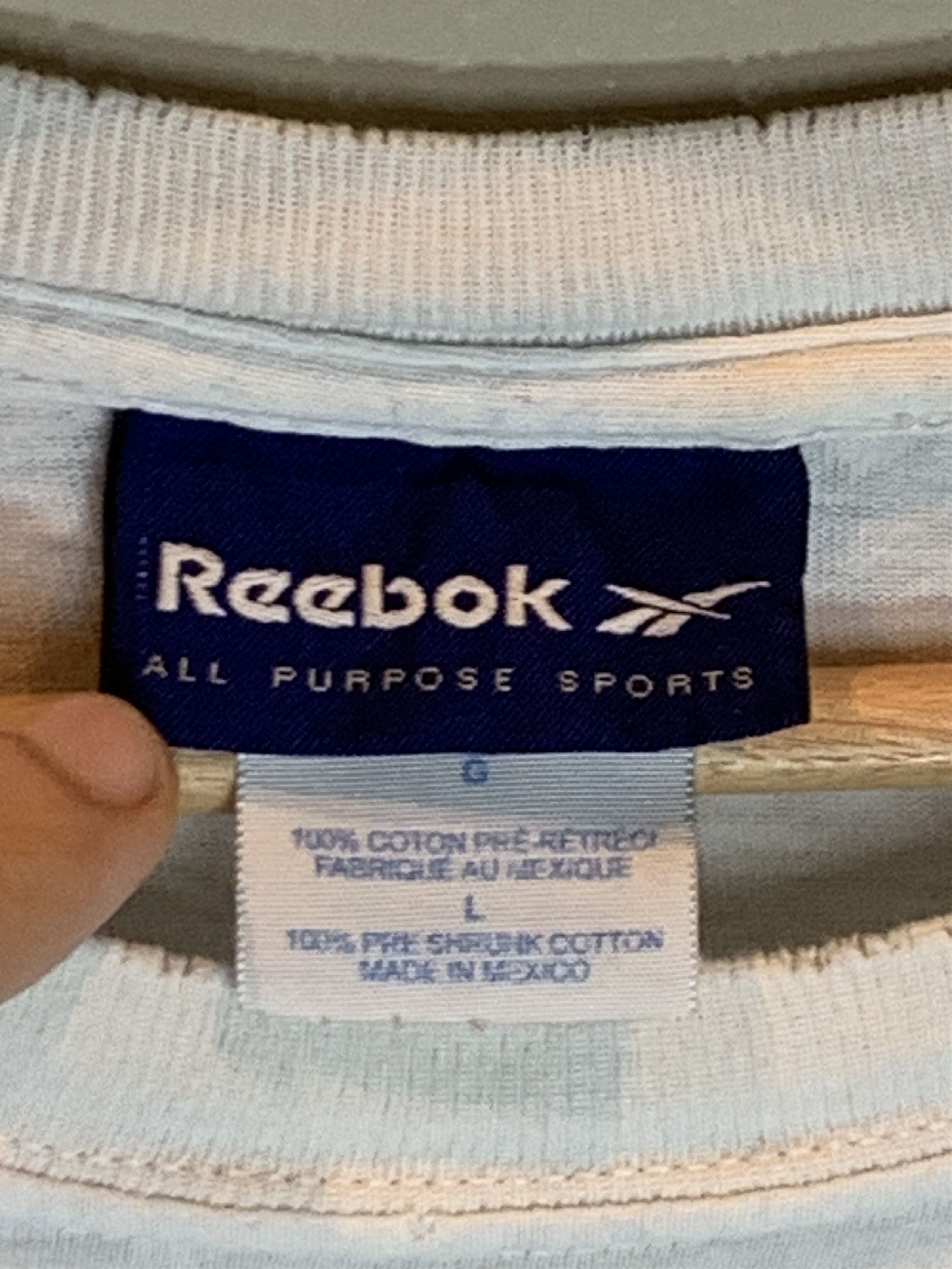 Reebok *RARE* Vintage Rock N Roll Marathon Reebok Foot Locker Shirt Size US L / EU 52-54 / 3 - 9 Thumbnail