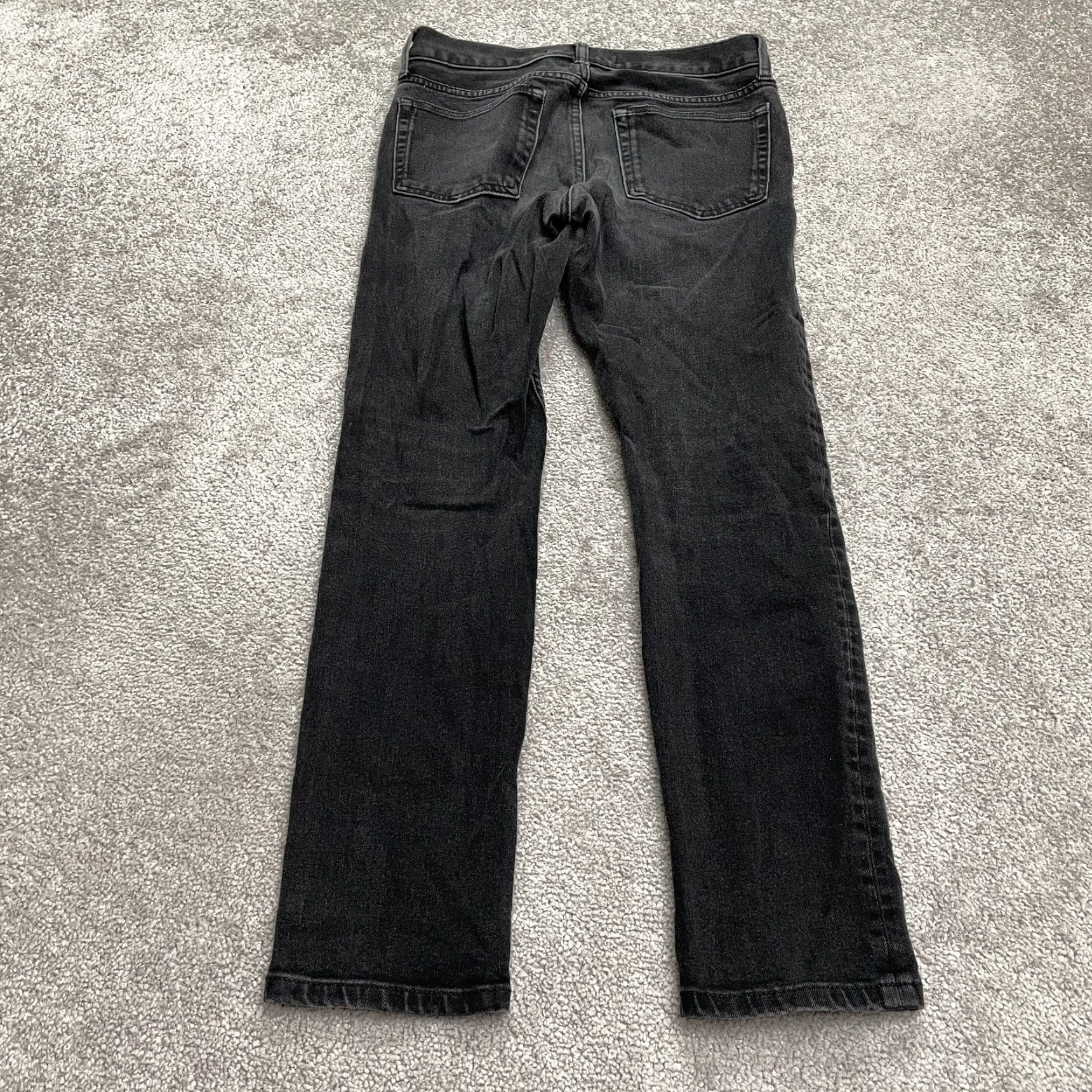 Everlane Everlane Slim Fit Denim Jeans Mens 28x27 Black Mid Rise Stretch 5-Pocket City Grunge Size US 28 / EU 44 - 2 Thumbnail