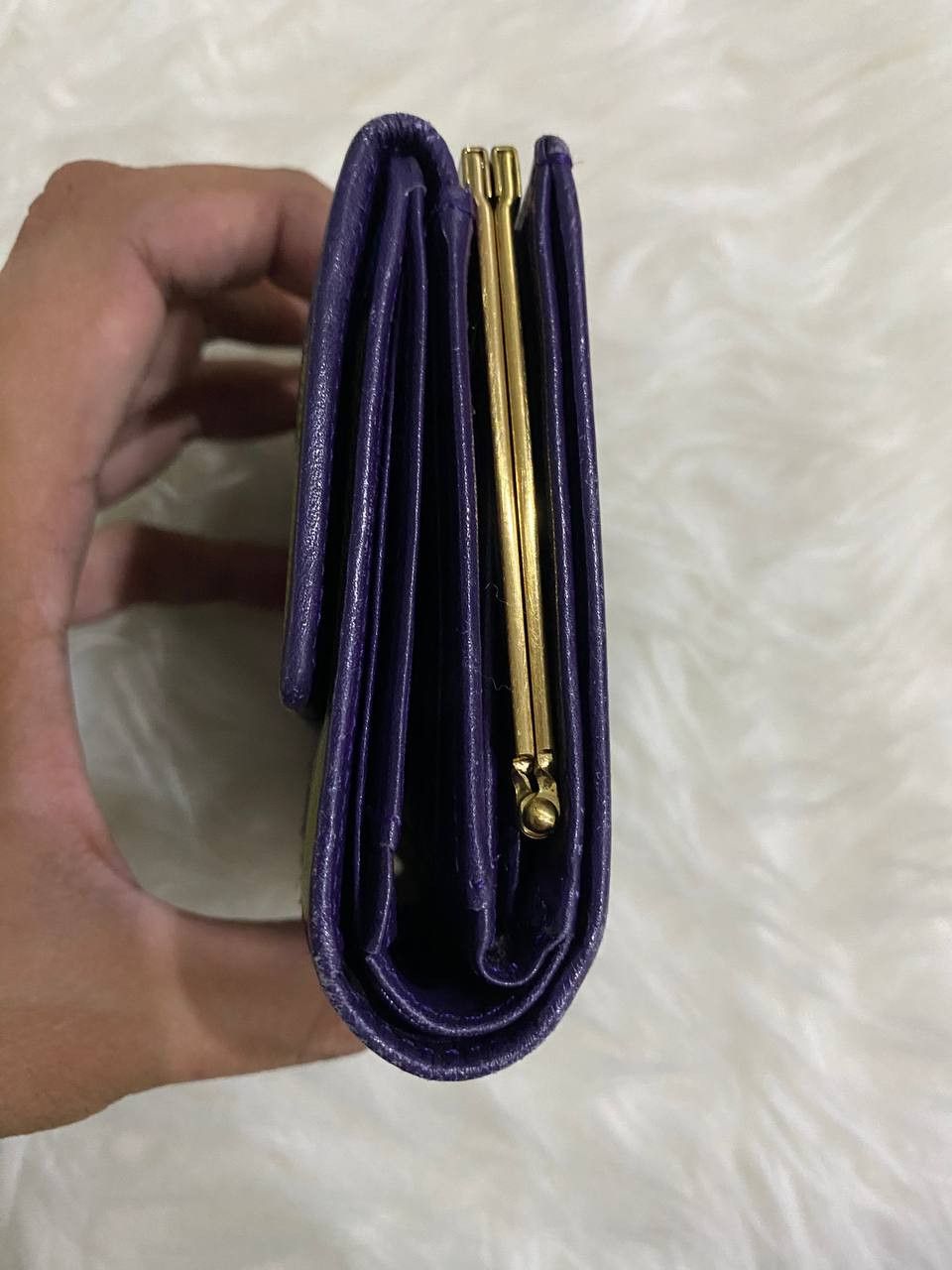 Yves Saint Laurent Yves Saint Laurent Bifold Vintage Leather Colourful Wallet Size ONE SIZE - 4 Thumbnail