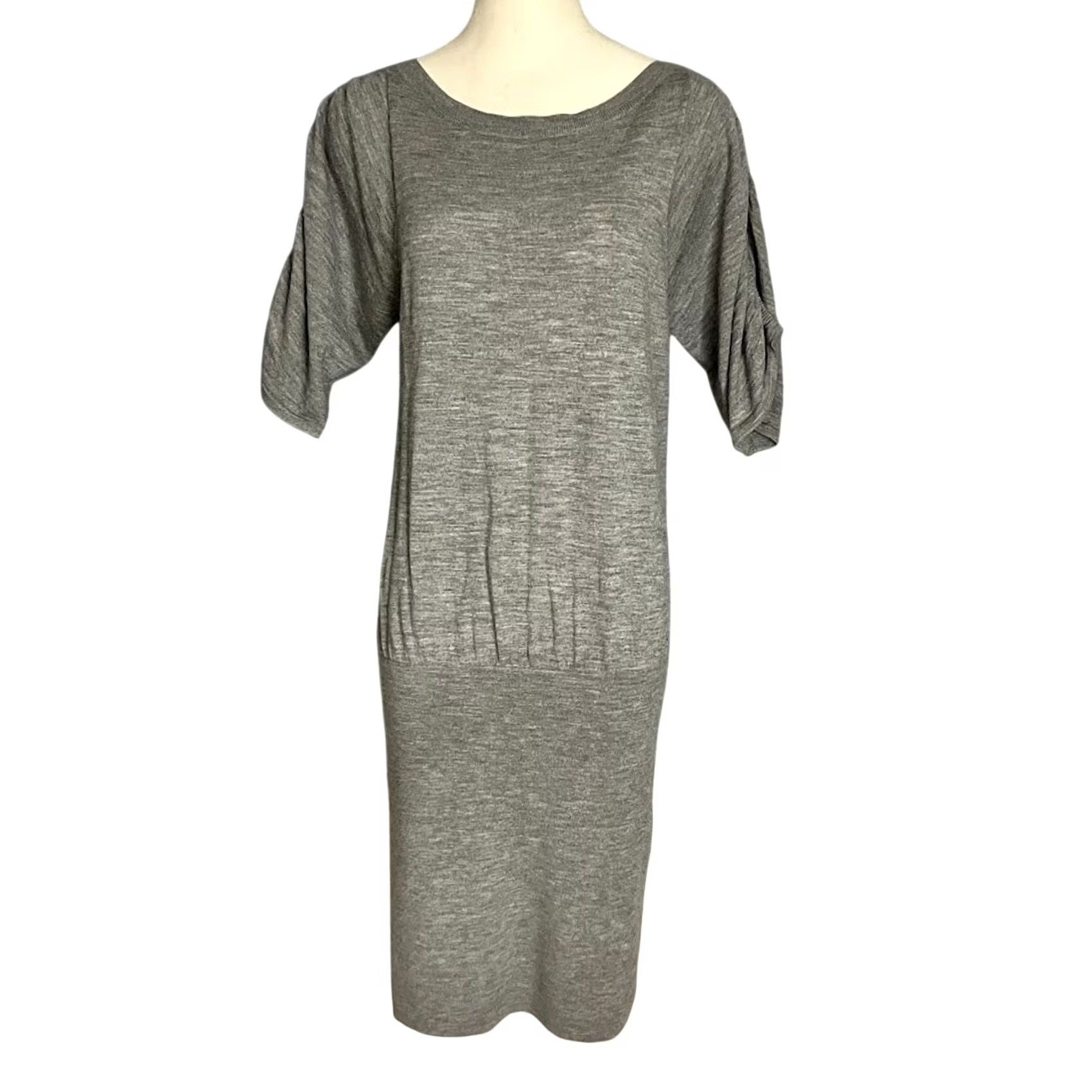 Banana Republic Banana Republic Wool Knit Sweater Tunic Gray Size S Tall | PreOwned Size S / US 4 / IT 40 - 2 Thumbnail