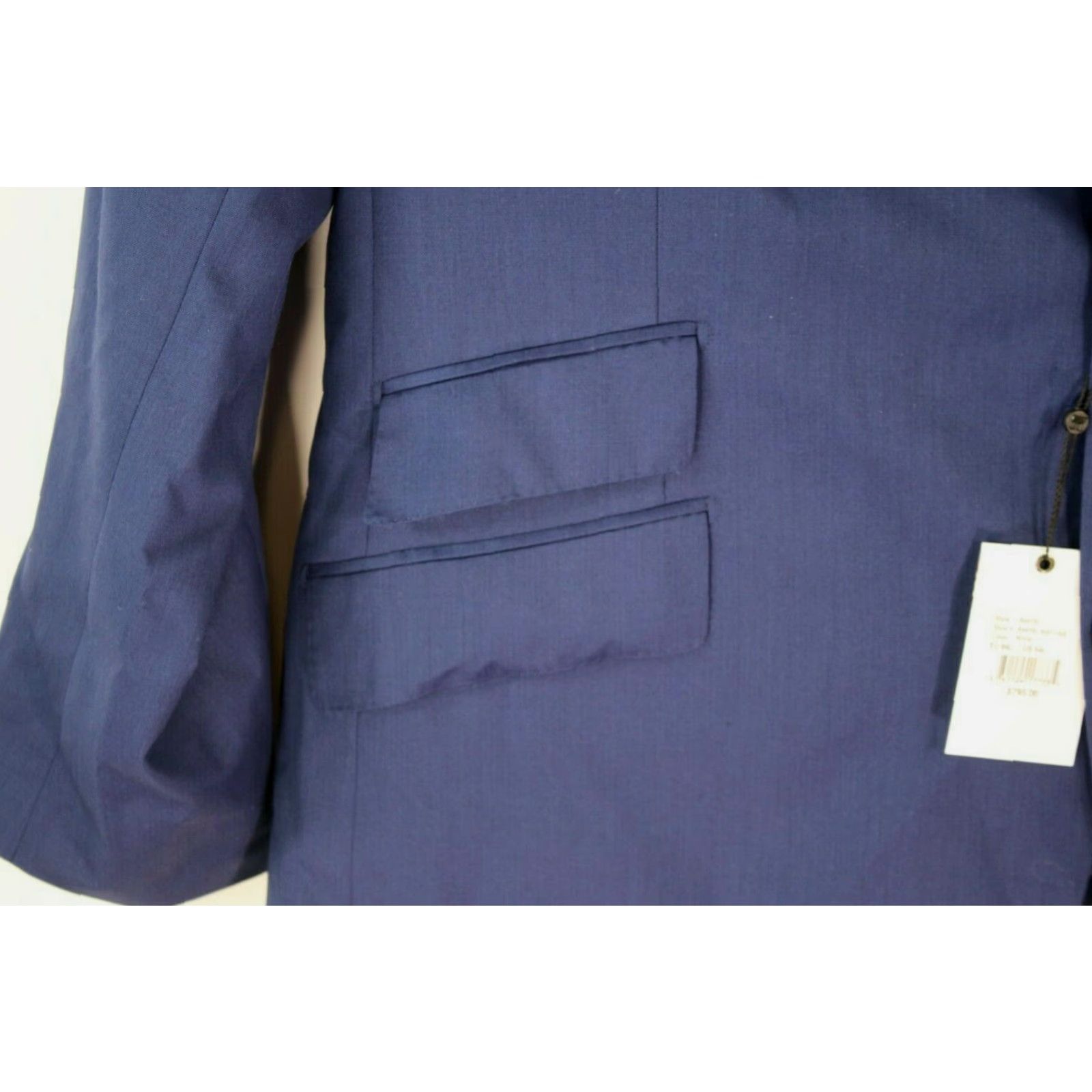 Robert Graham Robert Graham Mens 2 Piece Formal Royal Blue Bartel Dress Suit Set Size 54 95 Size 54R - 4 Thumbnail
