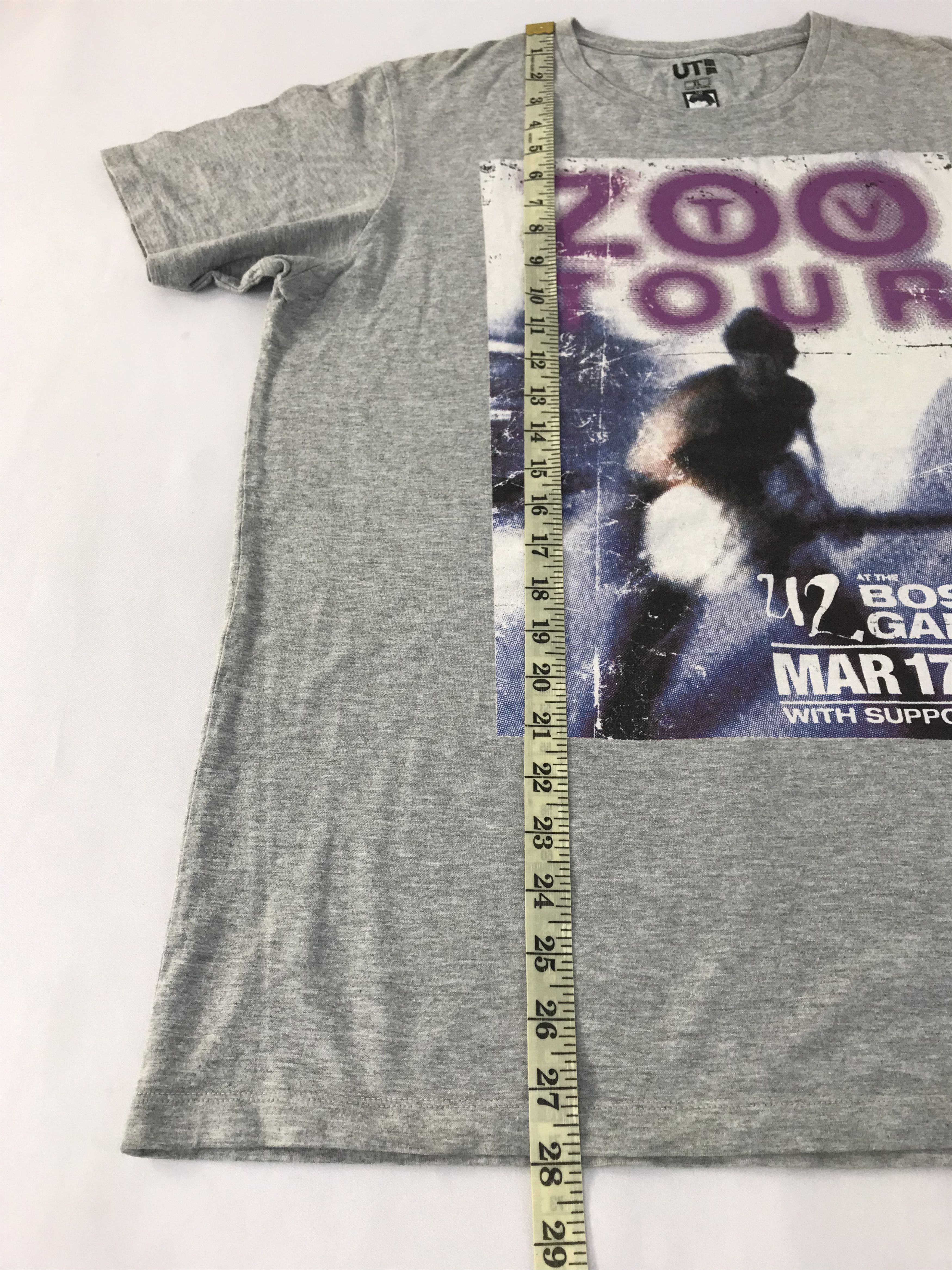 Band Tees U2 Zoo Tour ‘92 Boston Garden Poster Logo Tee Size US L / EU 52-54 / 3 - 9 Thumbnail