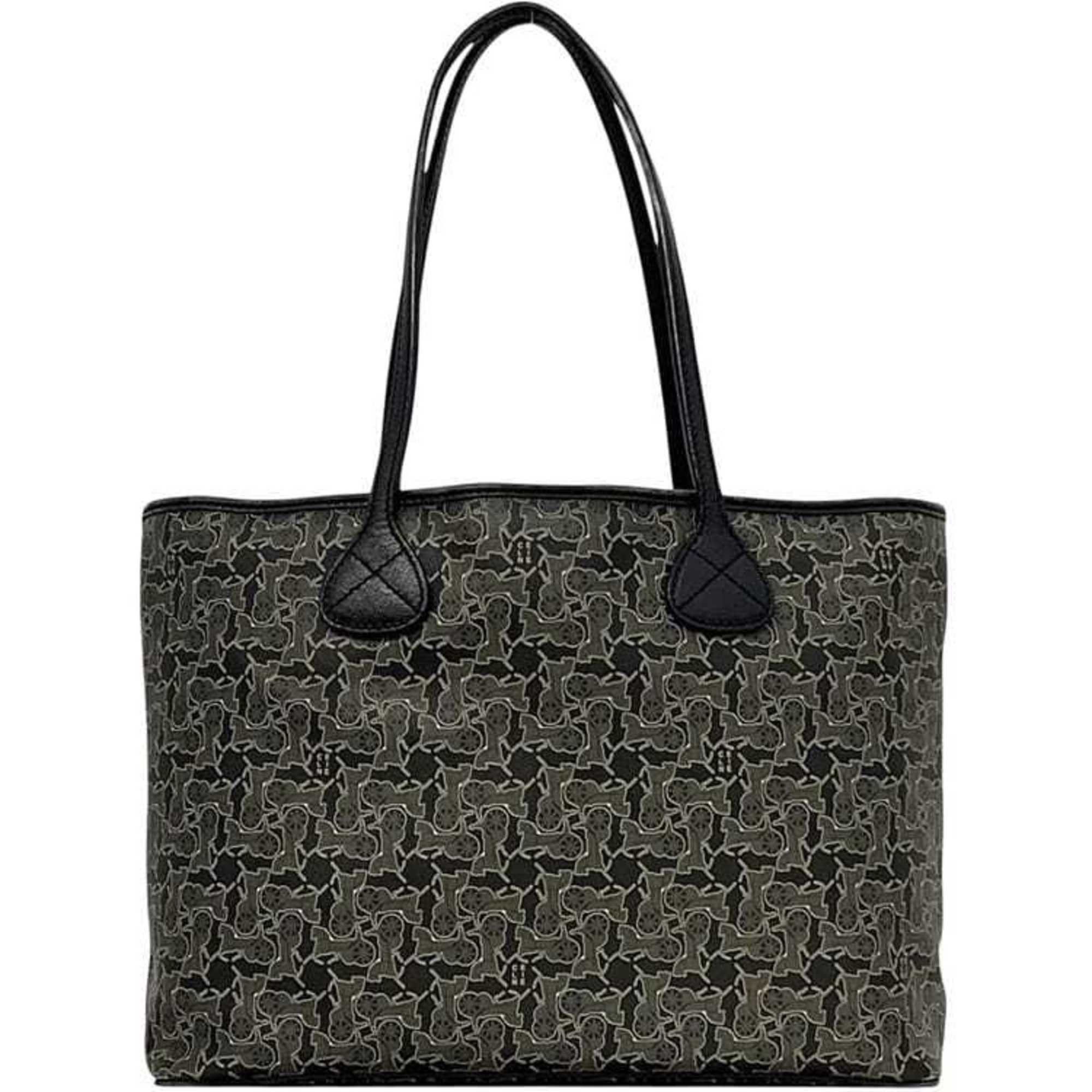 Celine Celine Sulky Tote Bag ec-24522 Gray Black PVC Leather SC-ST-0098 CELINE Carriage Horse Men's Women's Size ONE SIZE - 1 Thumbnail