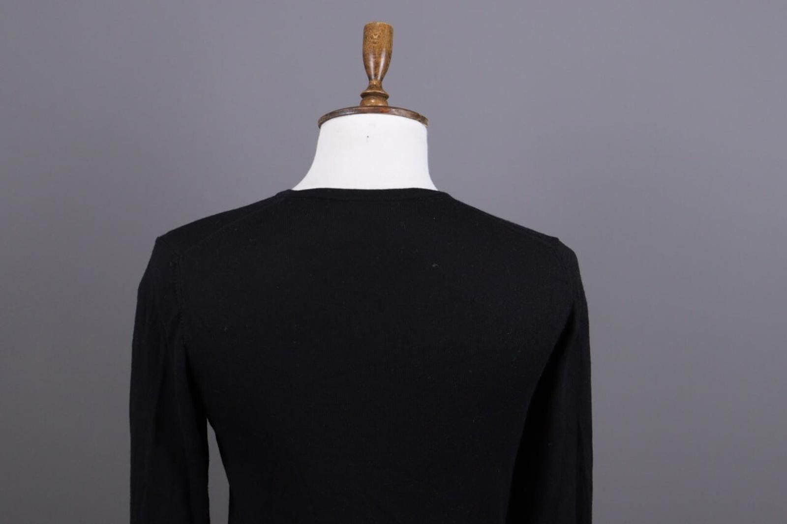 J.Lindeberg J.Lindeberg Black Merino Wool Knit Sweater Size 4 / M Size US M / EU 48-50 / 2 - 10 Thumbnail