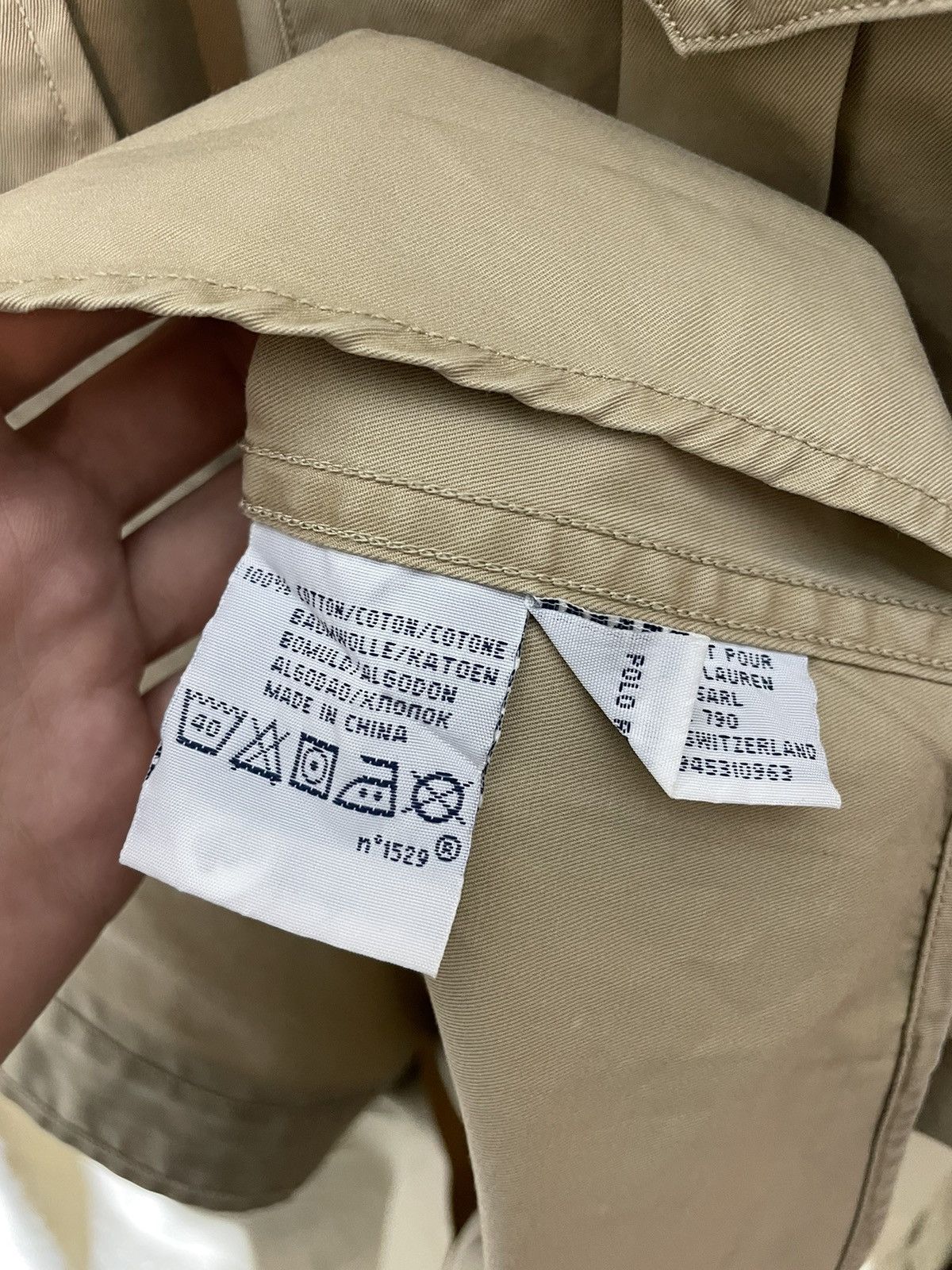 Polo Ralph Lauren × Vintage Polo Ralph Lauren military vintage shirt Size US L / EU 52-54 / 3 - 9 Thumbnail