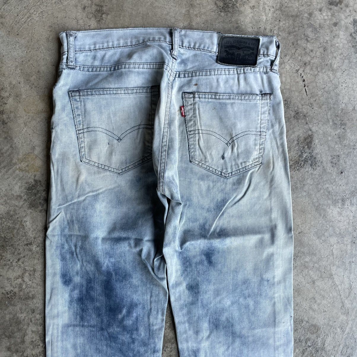 Levi's Vintage Clothing 🔥Vintage Levis 508 Blend Savage Ripped Distress Khakis Jeans Size US 31 - 5 Thumbnail