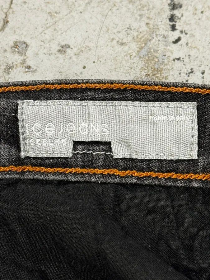 Iceberg 2000s Iceberg Full Zip Grey Denim Jeans Size US 31 - 8 Thumbnail