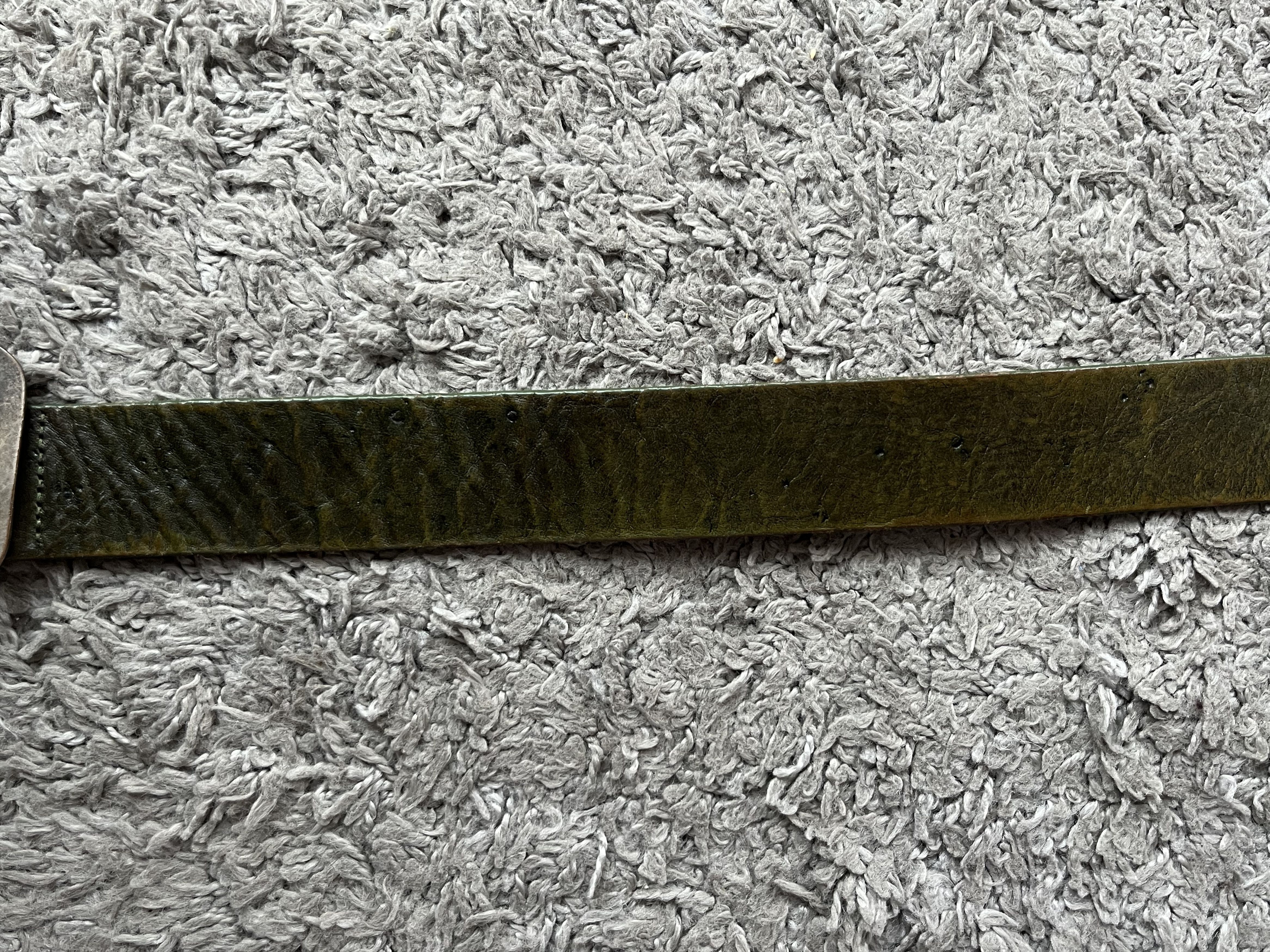 John Galliano Vintage John Galliano Leather Belt Gothic Punk Big Buckle Size ONE SIZE - 8 Thumbnail