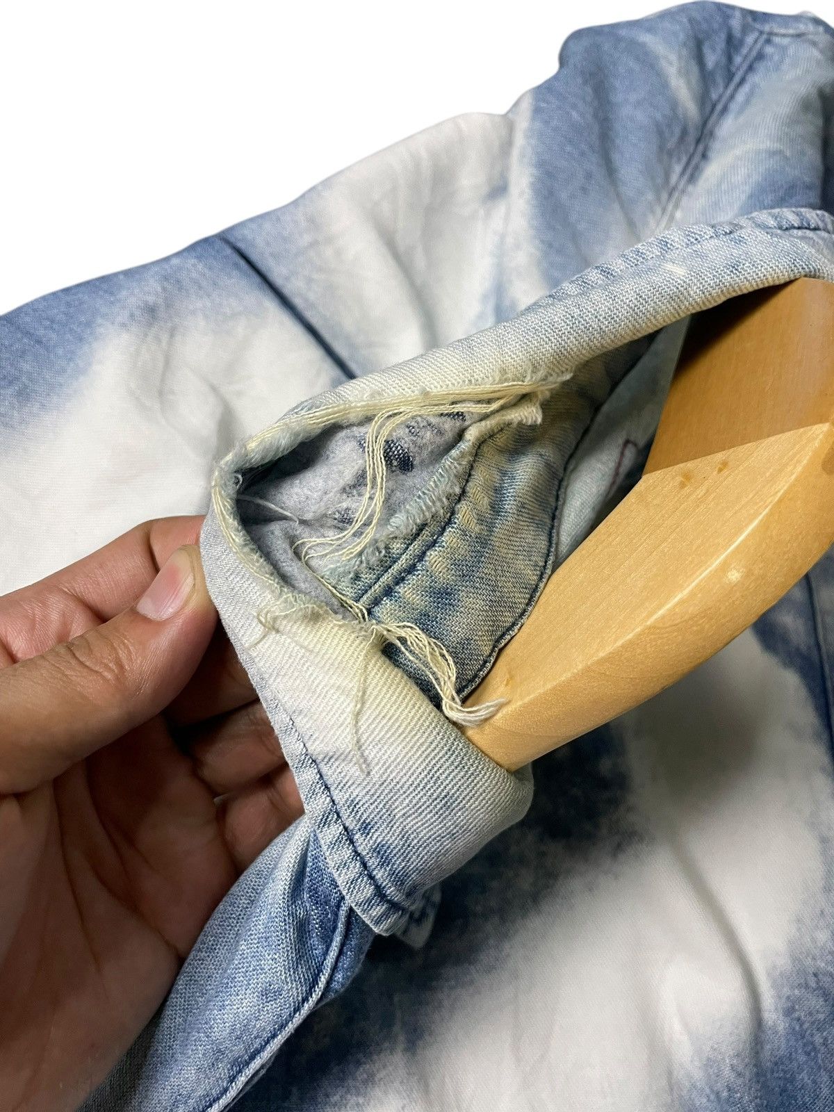 Japanese Brand × Vintage Japanese Brand Button Up Bleached Denim (83) Size US XXS / EU 40 - 6 Thumbnail