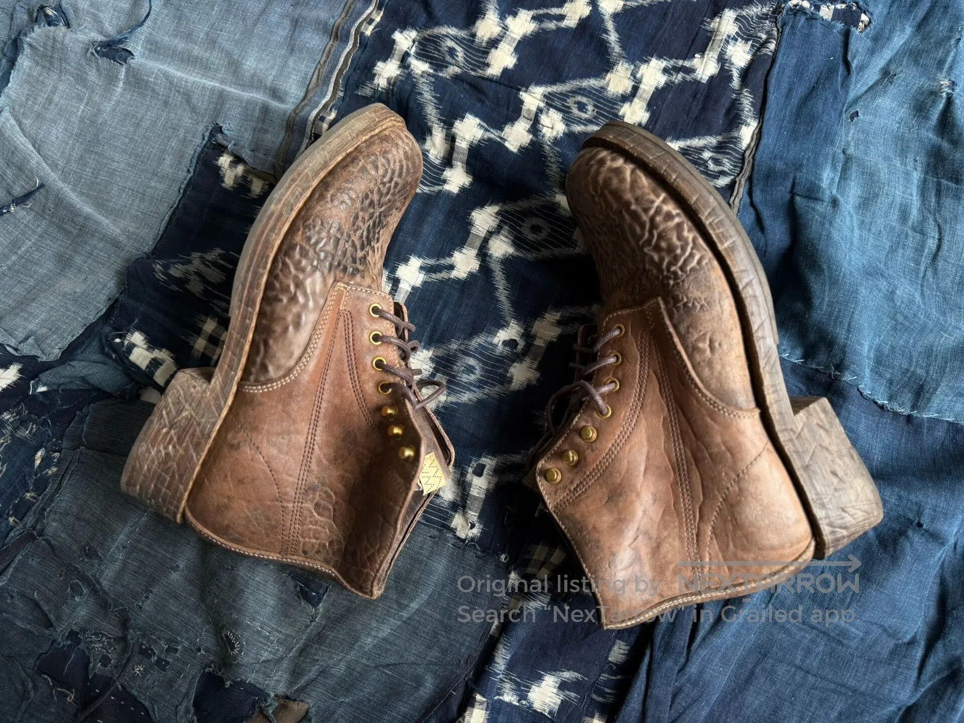 Visvim VISVIM Vintage Brown Work Boots. Size US 9 / EU 42 - 4 Thumbnail