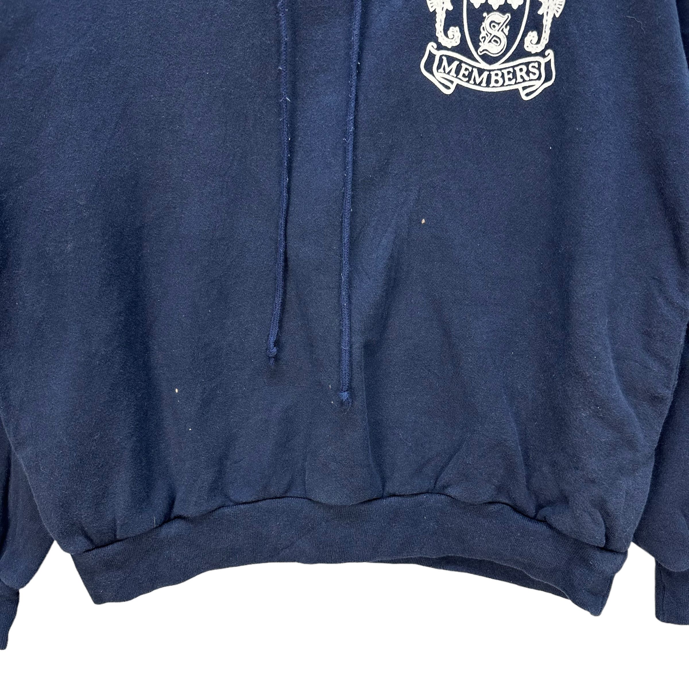 Japanese Brand SEA FRONT MARINE CLUB MEMBER PULLOVER HOODIES #9064-53 Size US S / EU 44-46 / 1 - 7 Thumbnail
