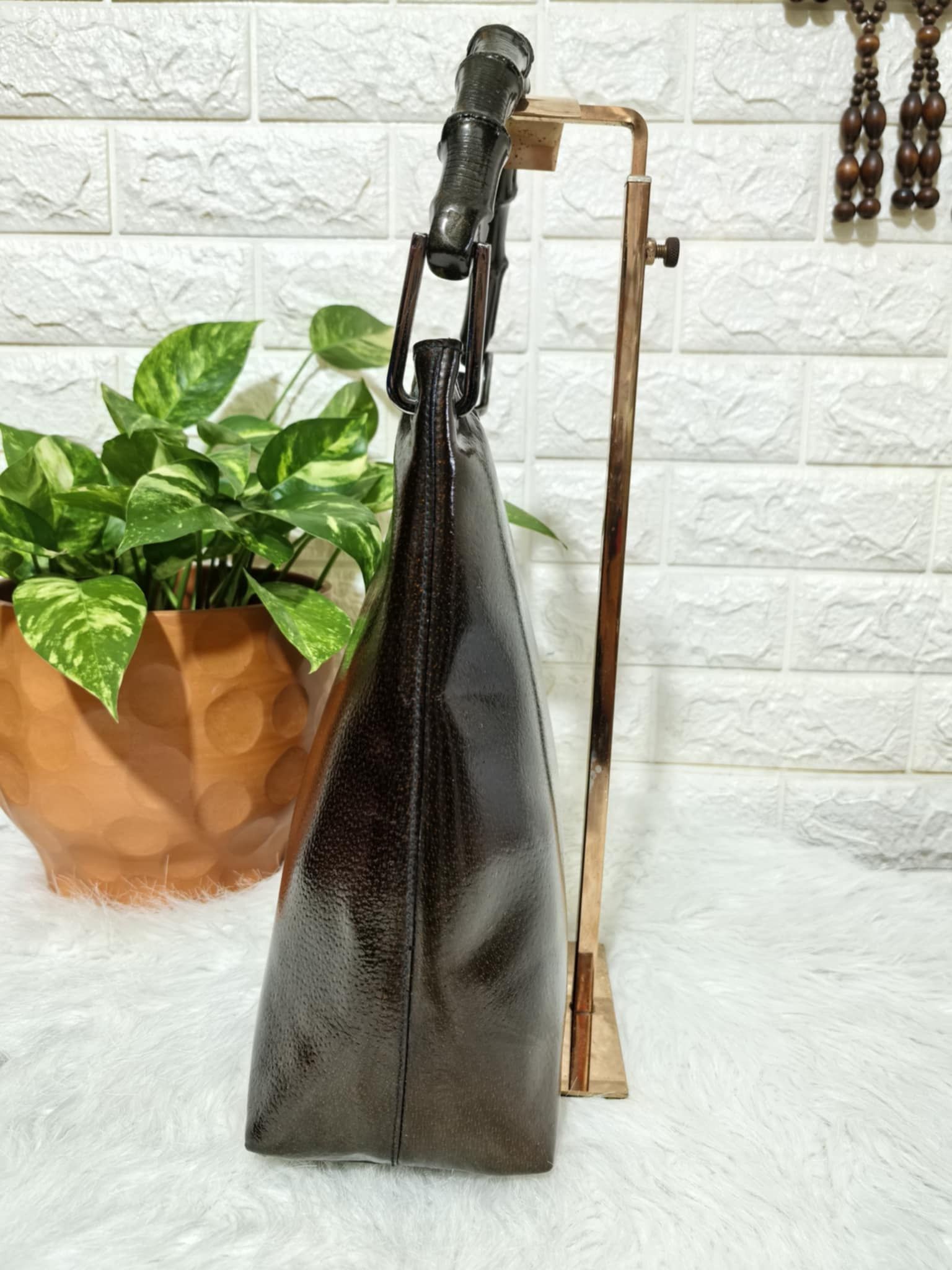 Gucci × Vintage Gucci bamboo handbag vintage Size ONE SIZE - 7 Thumbnail