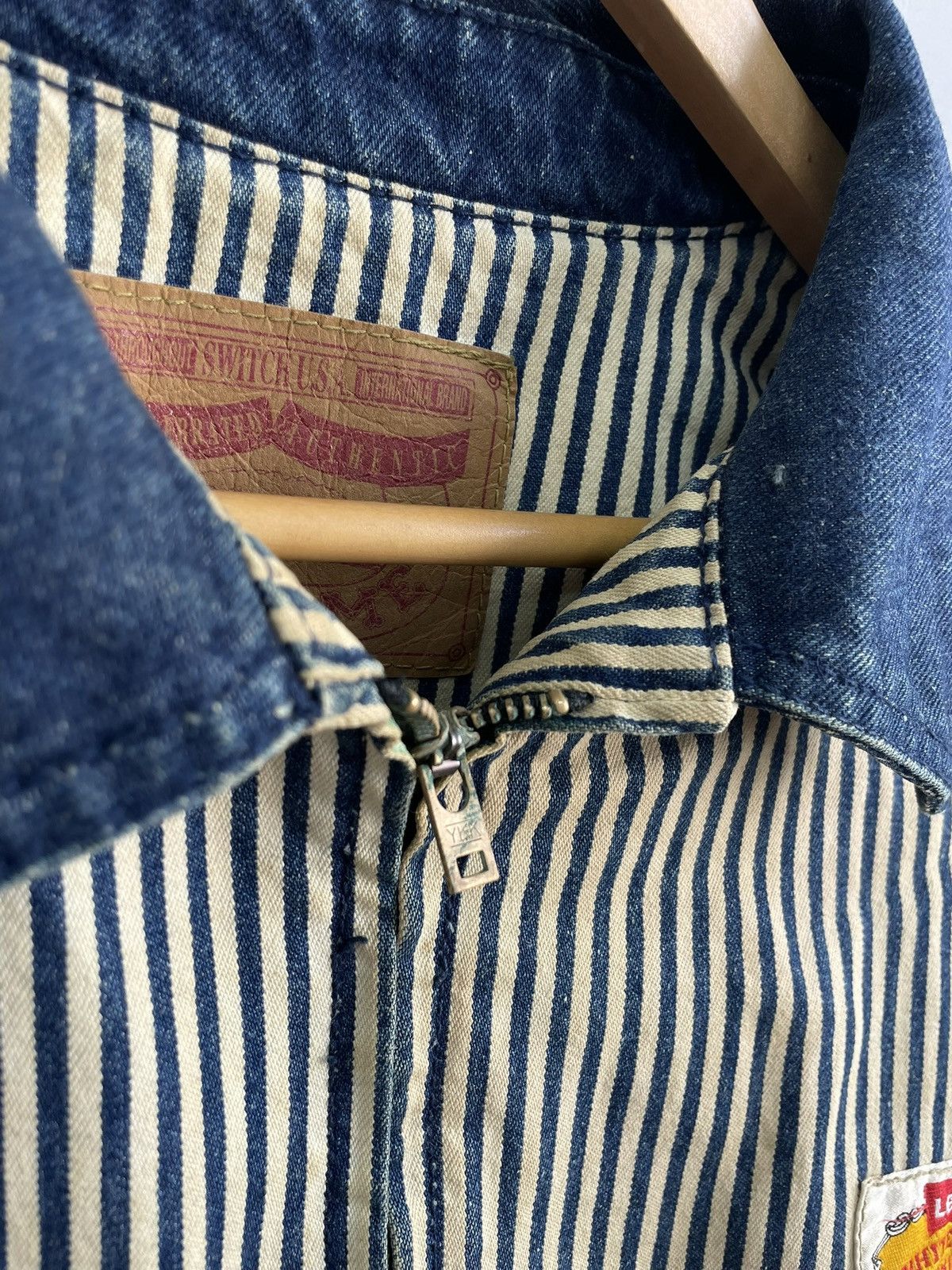 Levi's 90s vintage retro denim jacket japanese style Size US L / EU 52-54 / 3 - 4 Thumbnail