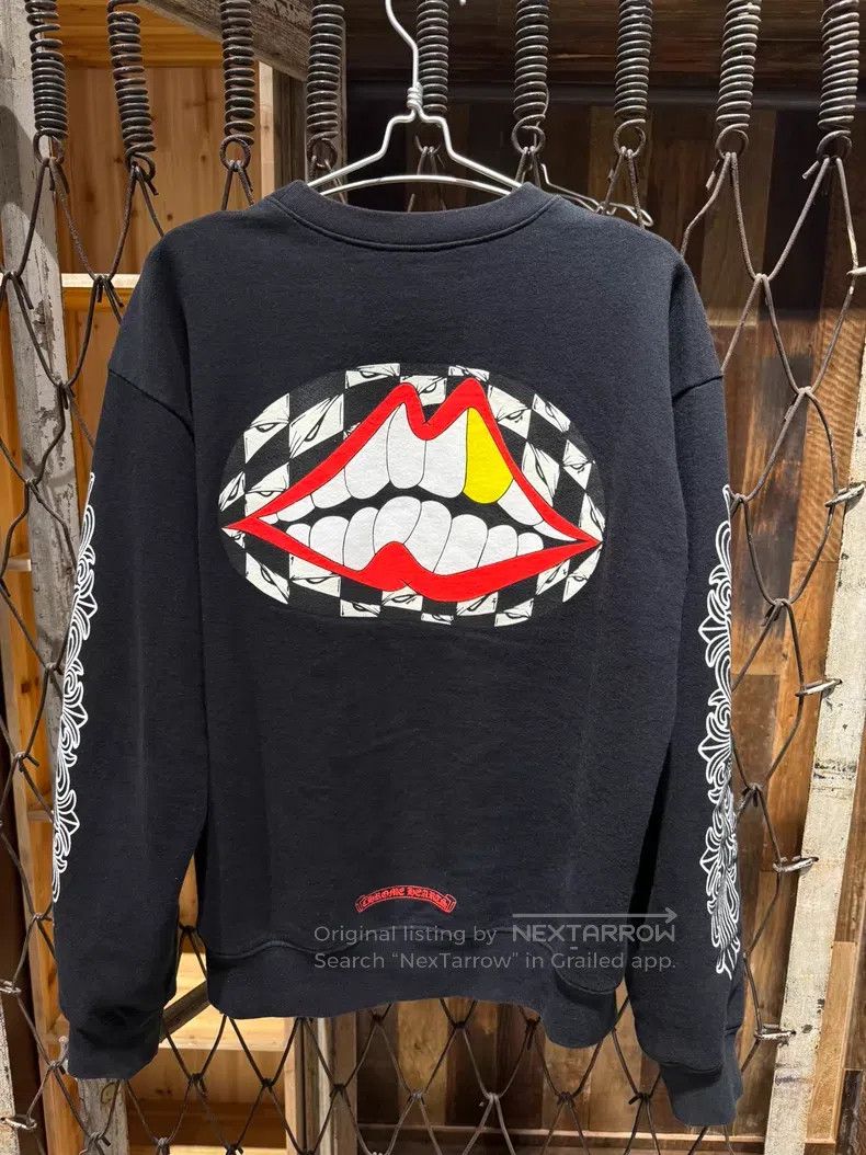 Chrome Hearts CHROME HEARTS Size M Purple graffiti hoodie, black koi slee Size US M / EU 48-50 / 2 - 2 Thumbnail