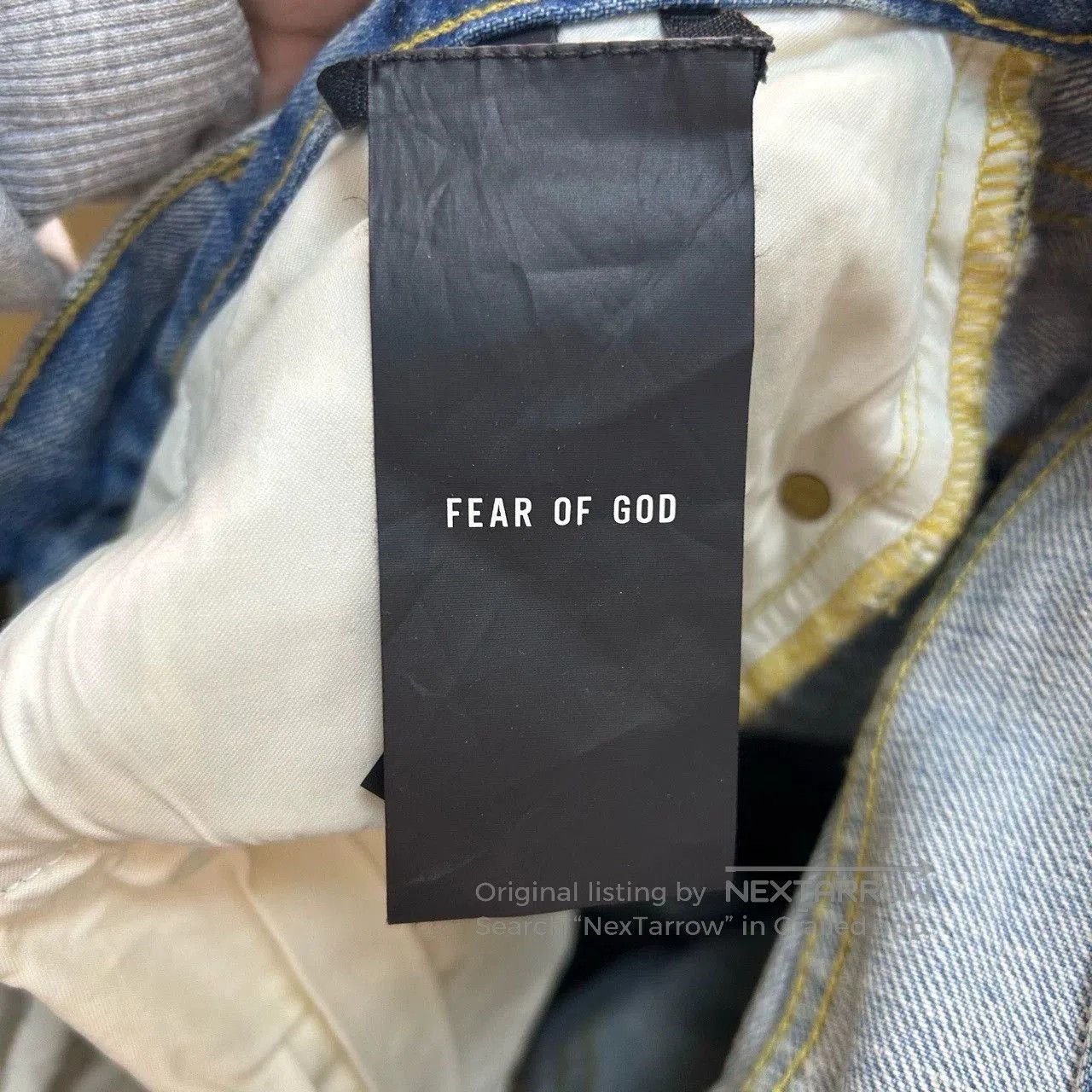 Fear of God fear of god distressed washed denim pants. Size US 30 / EU 46 - 4 Thumbnail