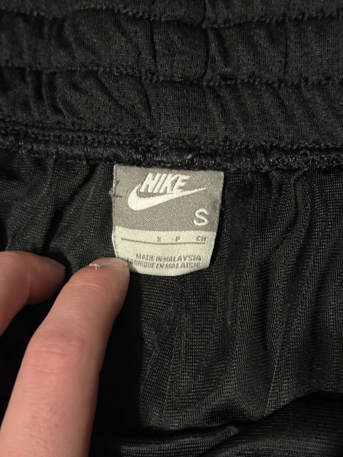 Nike Vintage Y2K Nike Grey Tag Ankle Logo Sweatpants Black Small Size US 31 - 5 Thumbnail