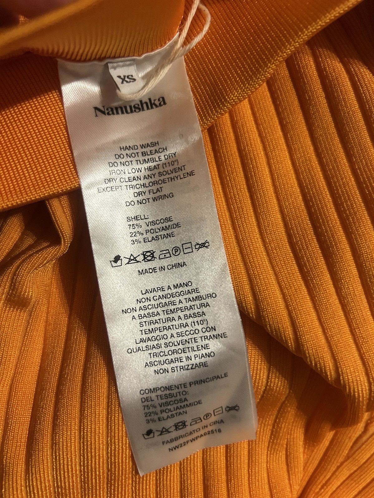 Nanushka NANUSHKA Lette ribbed-knit flared pants size XS MSRP $495 Size 24" / US 00 / IT 34 - 6 Thumbnail