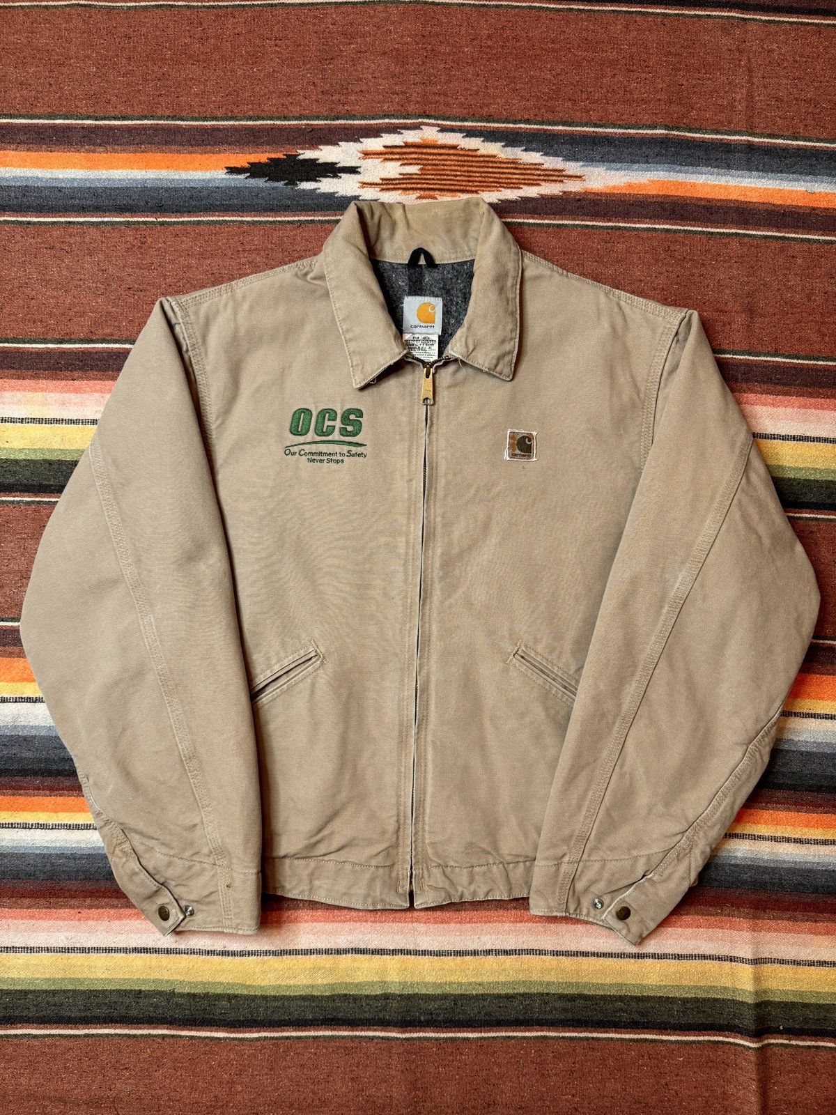 carhartt デトロイトジャケット J204 SDL Vtg Rare Carhartt Detroit Jacket, J204 SDL, 2XL, Saddle