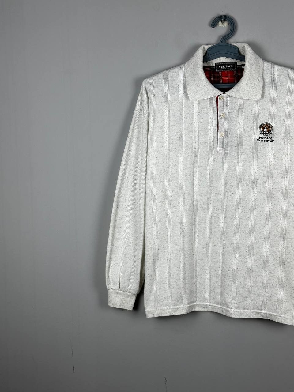 Versace Jeans Couture Versace Jeans Couture Vintage Medusa Polo Sweater Size US L / EU 52-54 / 3 - 2 Thumbnail