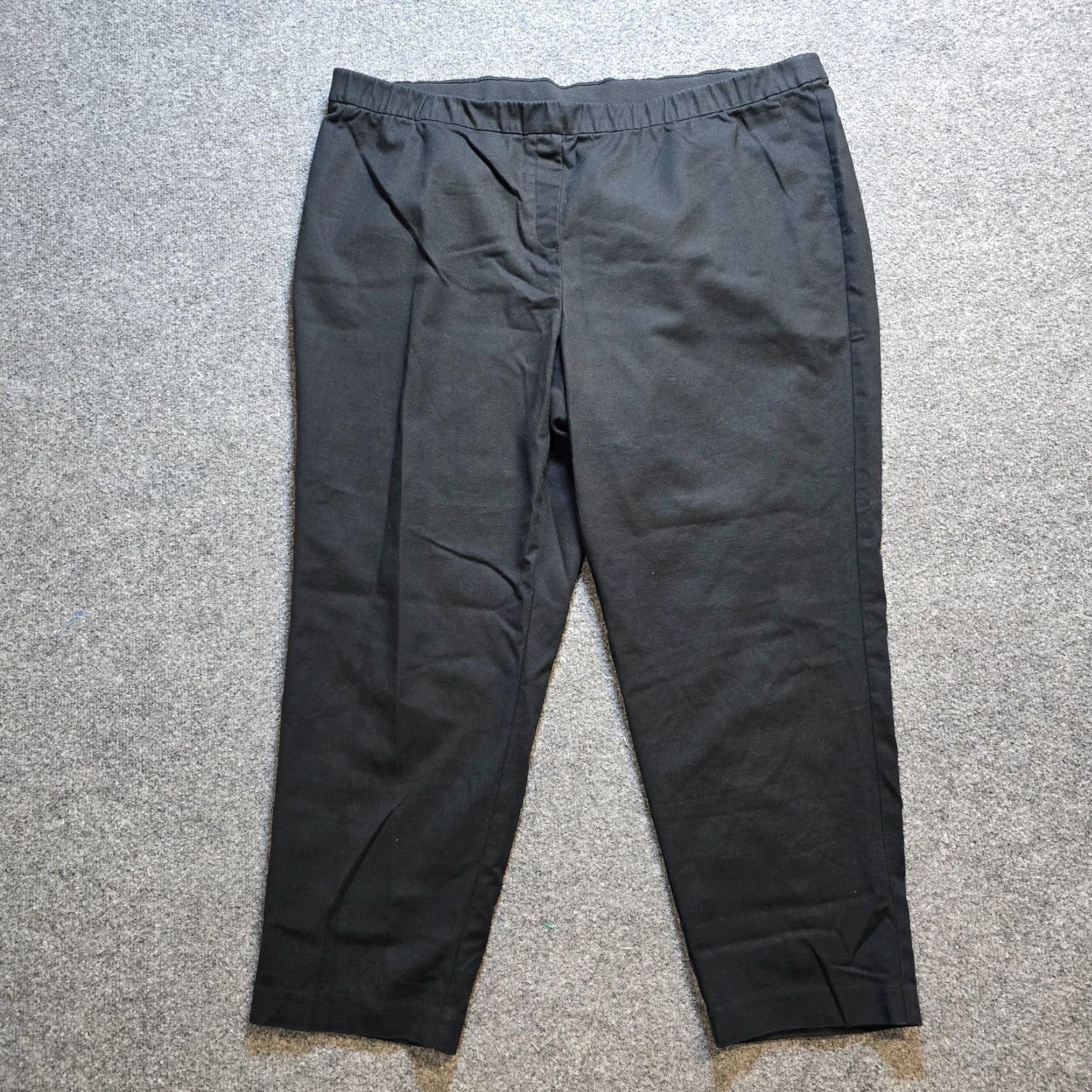 J. Jill J. Jill Pants Womens 24 Black Ponte Knit Stretch Skinny Pull On Casual Capsule Pants Size 42" / US 20 - 2 Thumbnail