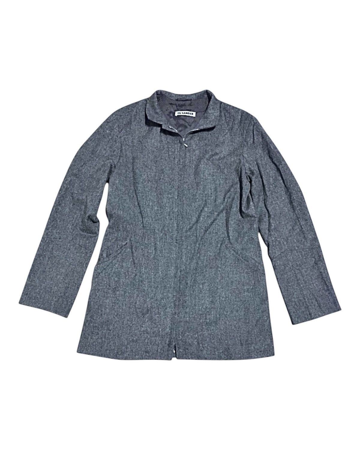 Jil Sander Women's Jil Sander Wool Trench Coat Light Jacket Blazer Size XS / US 0-2 / IT 36-38 - 1 Thumbnail