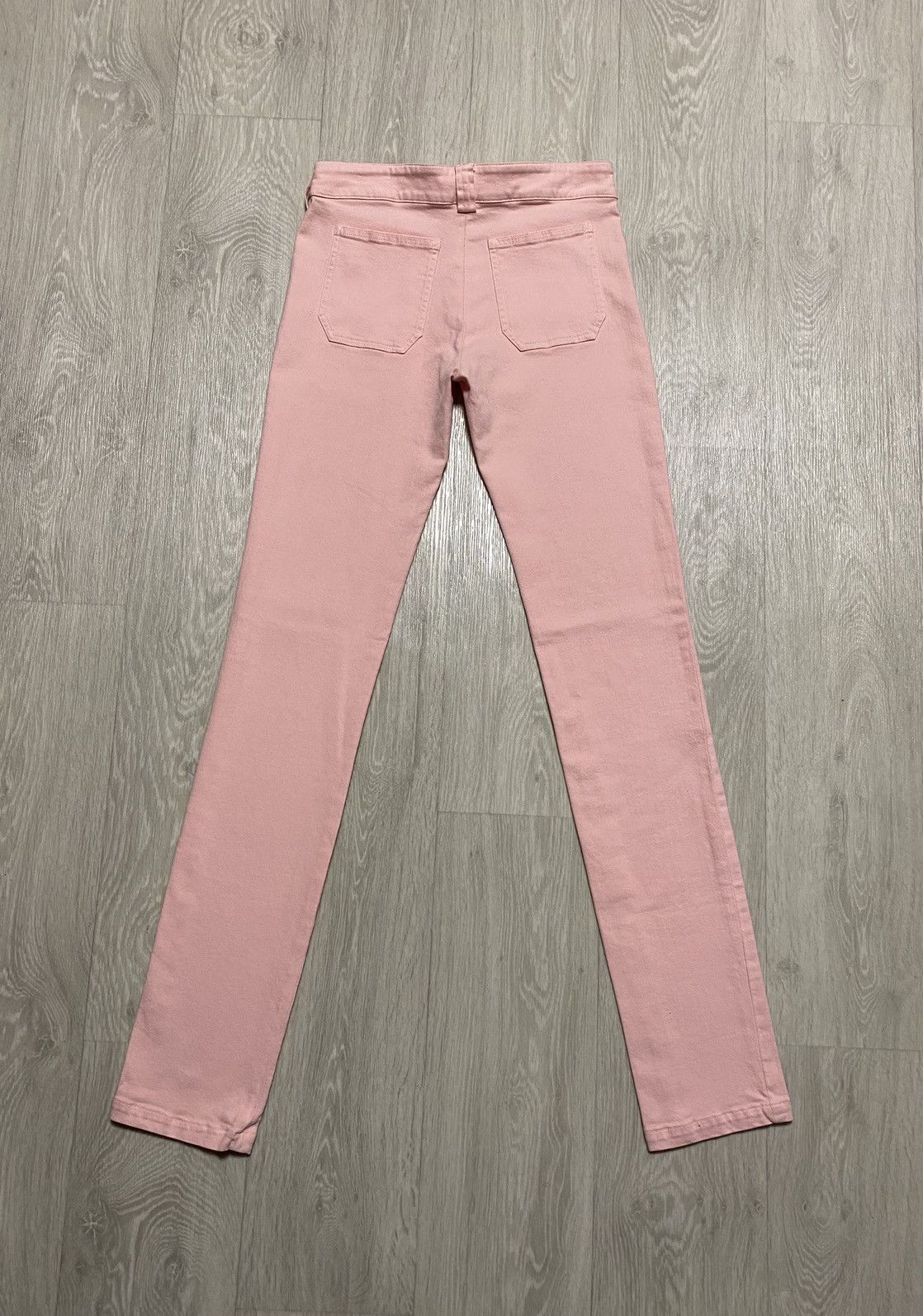 Balenciaga Womens 2012 Balenciaga Pink Slim Stretch Trousers Pant Jeans Size 25" / US 0 / IT 36 - 3 Thumbnail