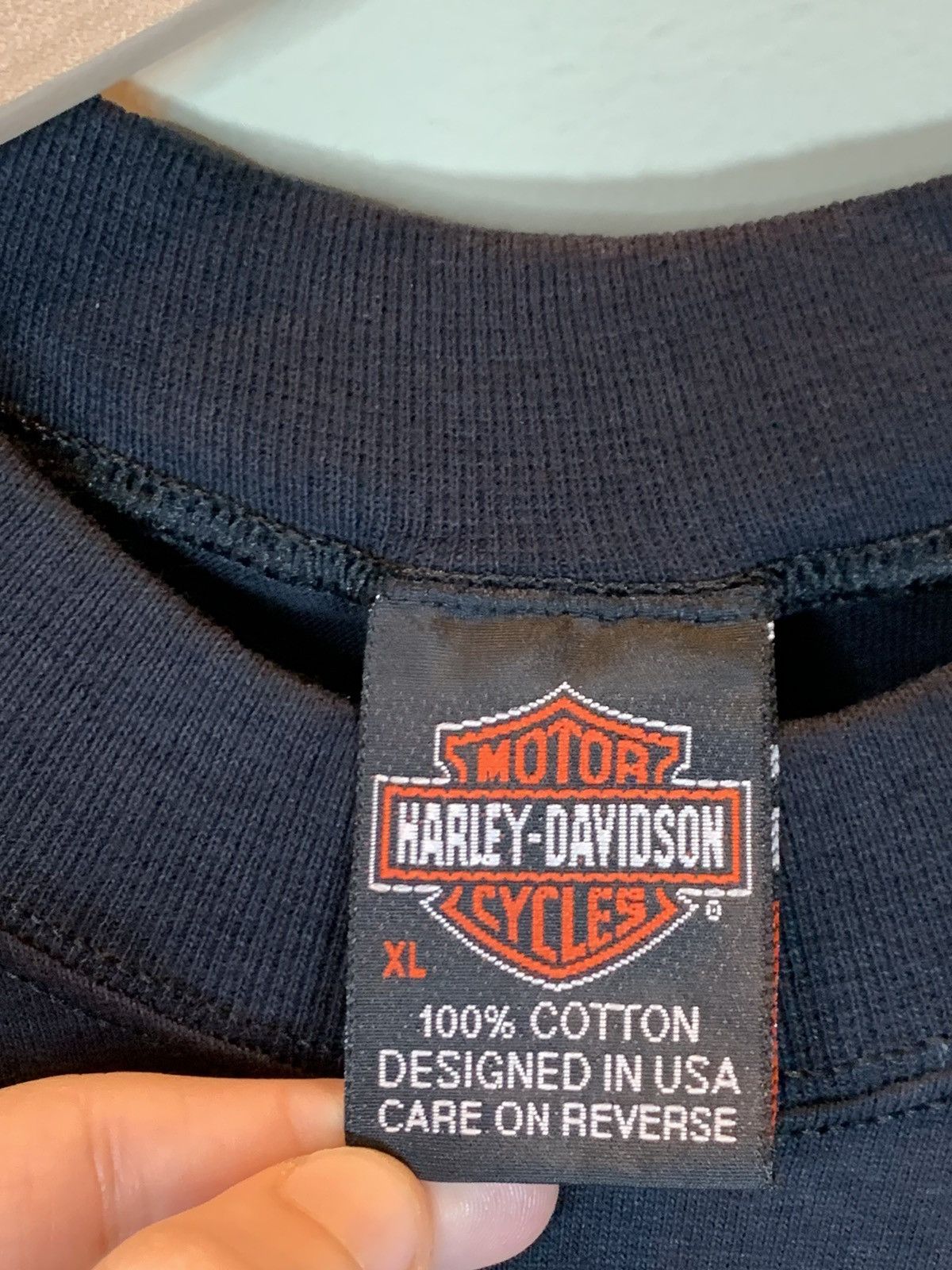 Harley Davidson × Vintage *RARE* VTG Harley Davidson Owners Group Alicante Spain Shirt Size US XL / EU 56 / 4 - 7 Thumbnail