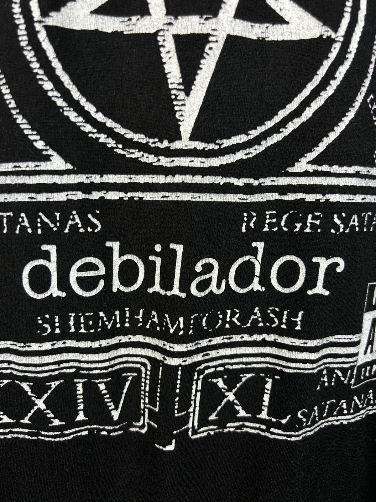 Band Tees 00s Vintage Brujeria Debilador 2009 European Tour T-Shirt Size US M / EU 48-50 / 2 - 3 Thumbnail