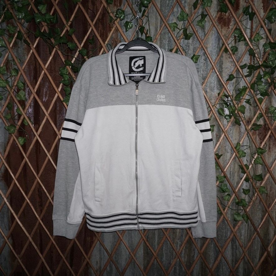Ecko Unltd. Large -Vintage Y2K Ecko UNLTD embroider 00s zip track jacket Size US L / EU 52-54 / 3 - 1 Thumbnail