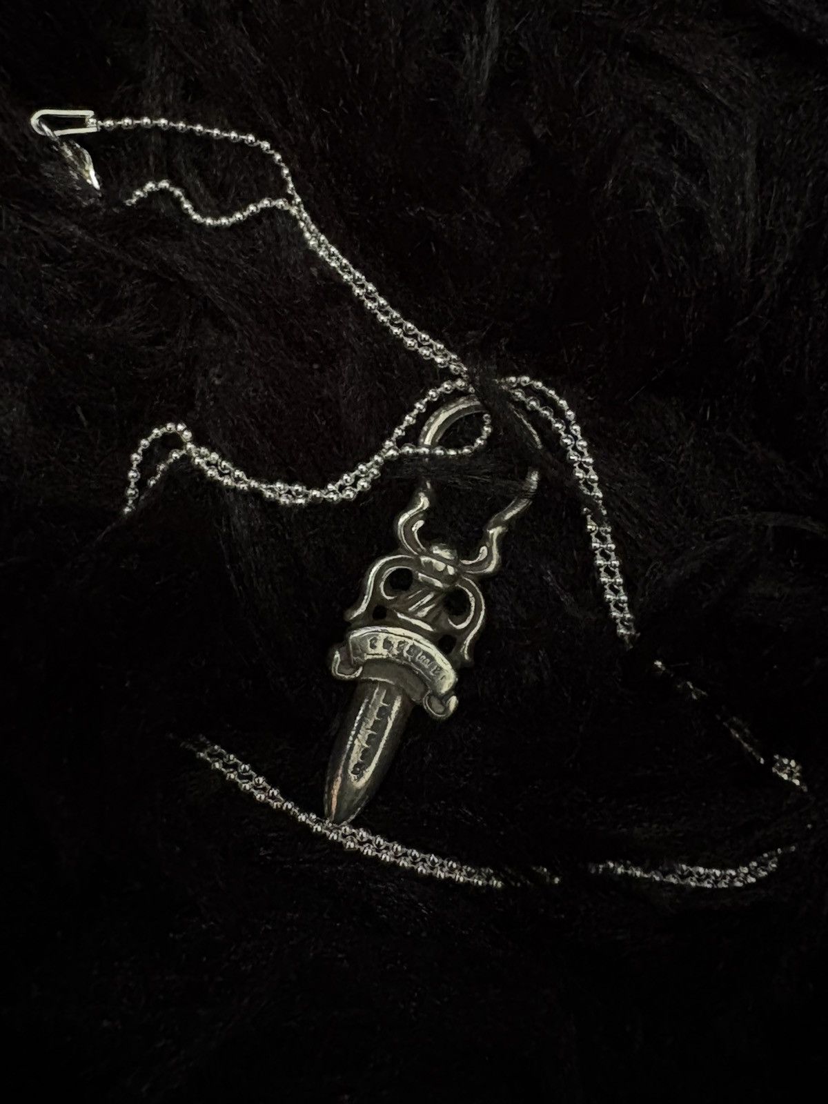 Chrome Hearts Chrome Hearts Double Dagger zipper Pendant with 925 chain Size ONE SIZE - 4 Thumbnail