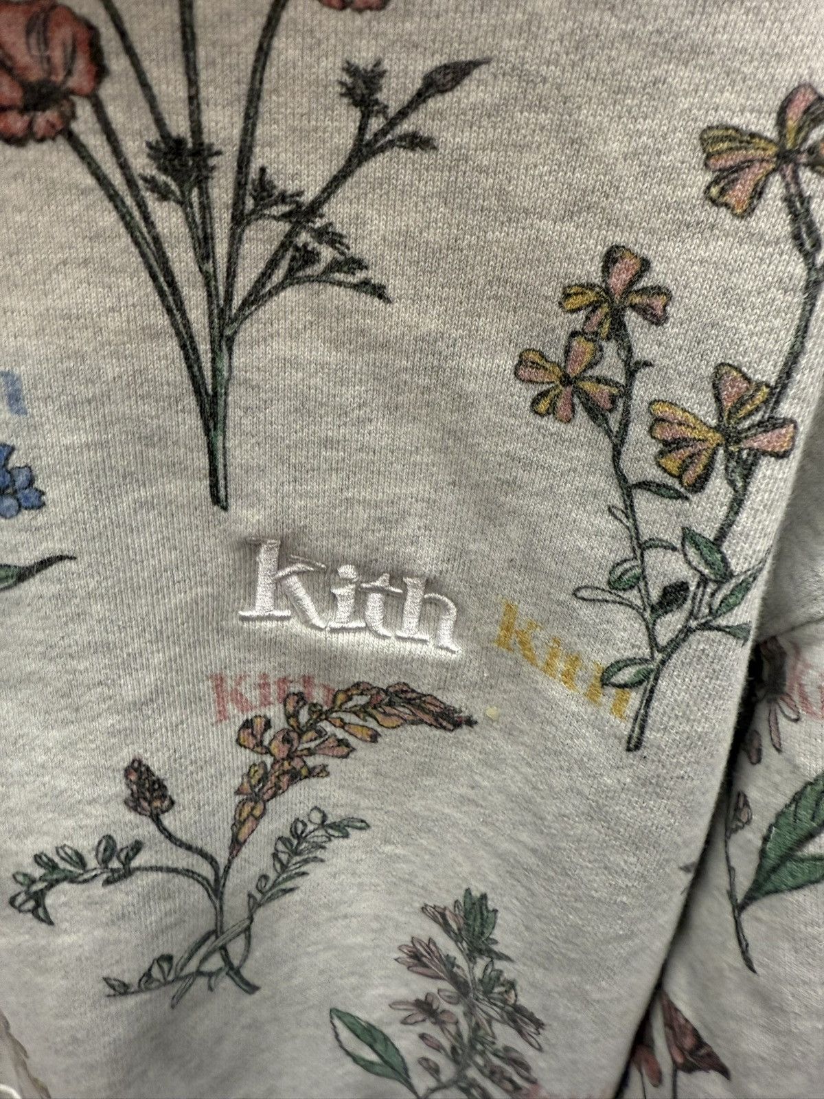 Kith Kith Botanical Floral Williams III Hoodie Grey Size US M / EU 48-50 / 2 - 4 Thumbnail