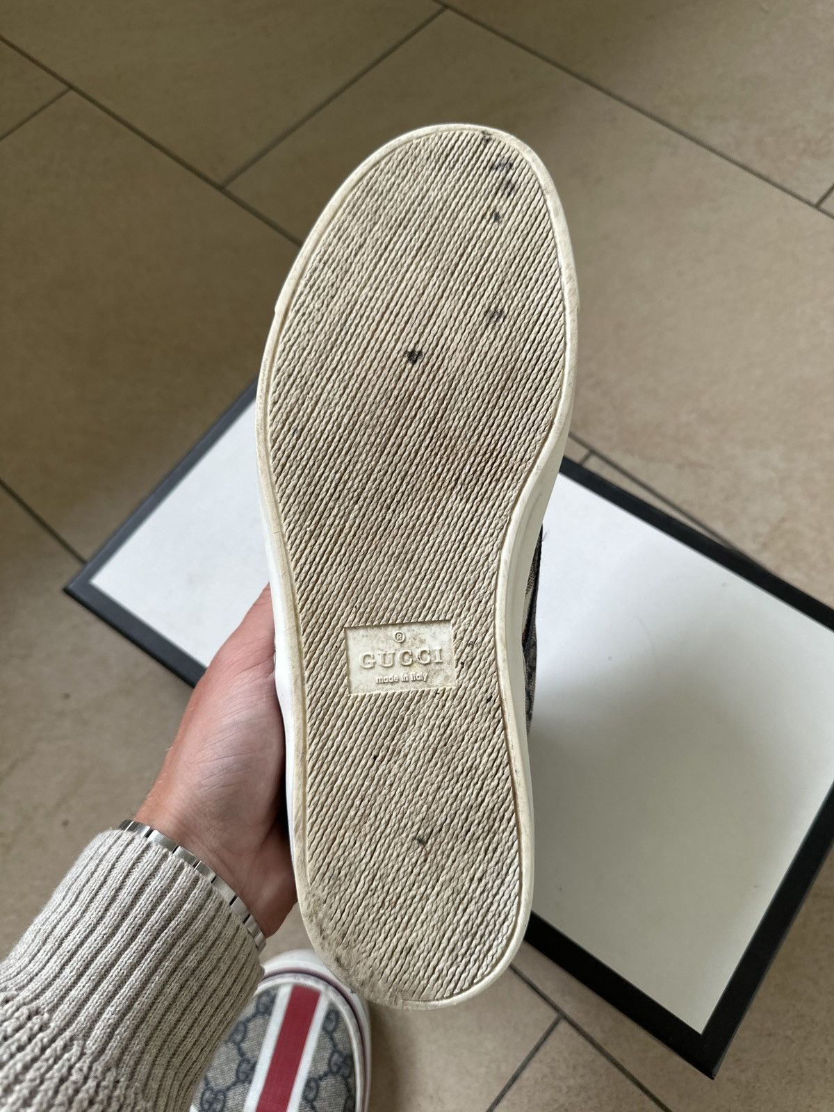 Gucci Gucci Monogram Exclusive Slip-Ons Union Jack Sloaney Size US 10.5 / EU 43-44 - 8 Thumbnail