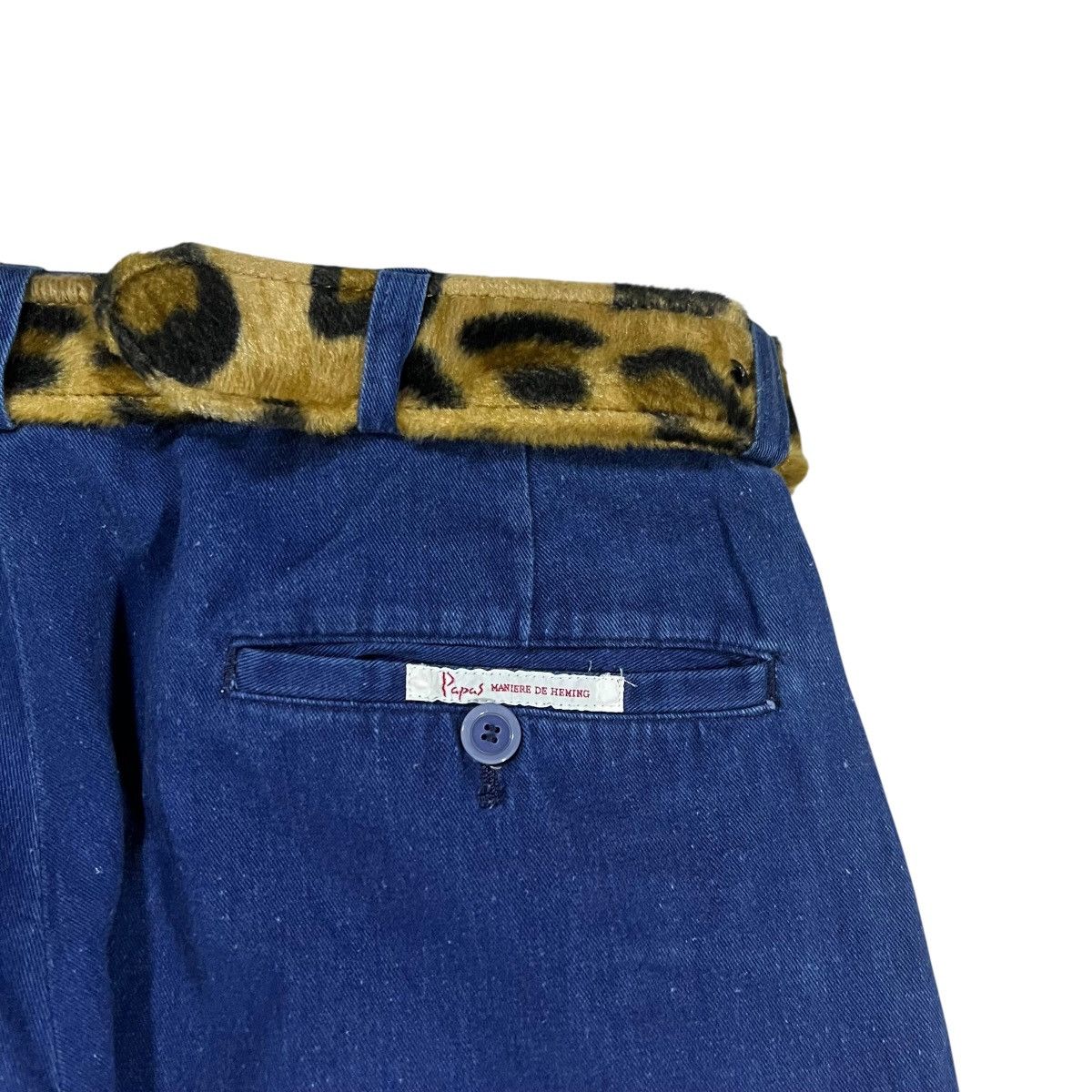 Issey Miyake Papas Maniere De Heming Plated Denim Pants Size US 29 - 6 Thumbnail