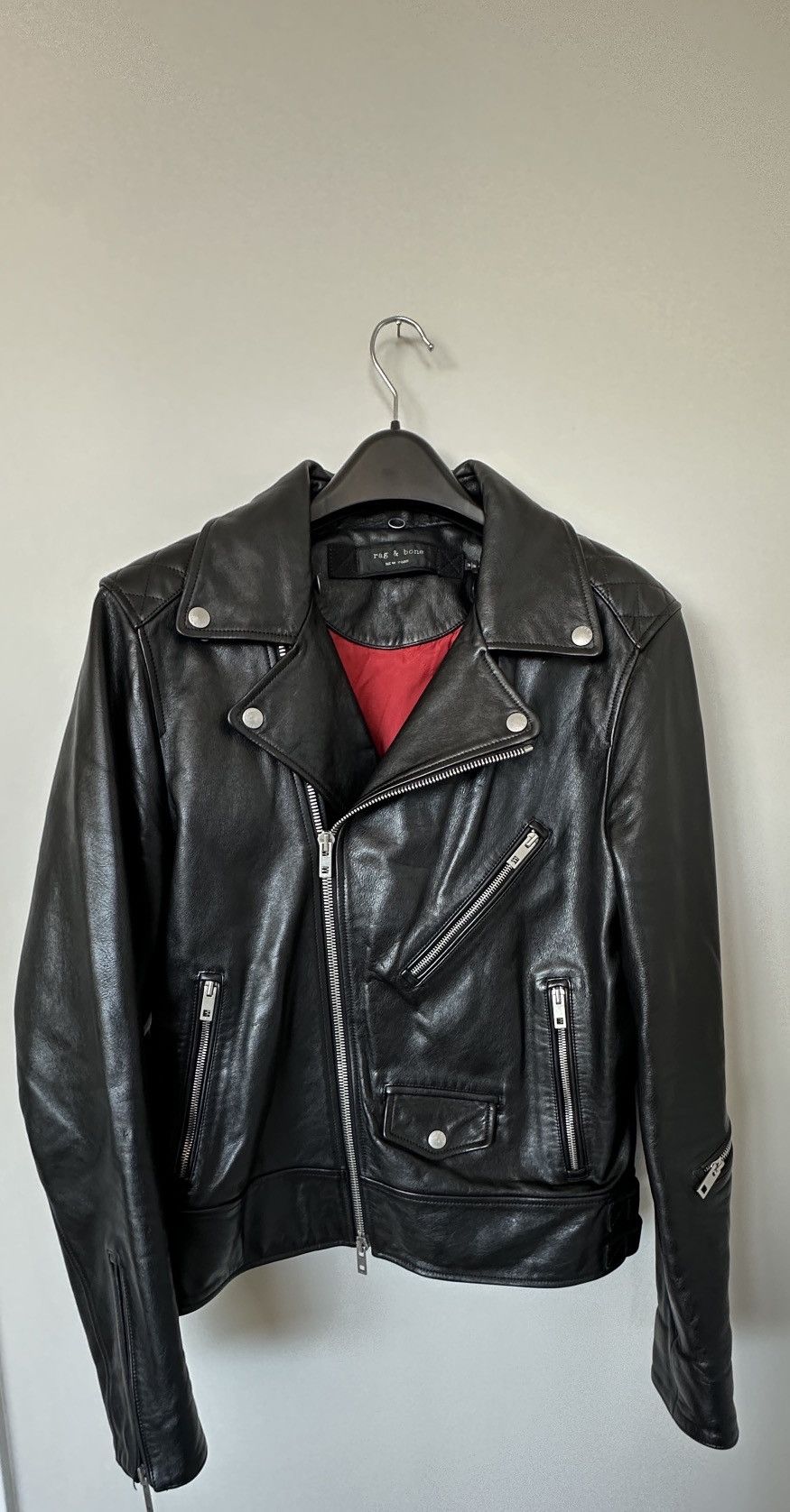 Rag & Bone Rag & Bone Leather Biker Jacket | Grailed Rag & Bone Rag & Bone Leather Biker Jacket | Grailed
