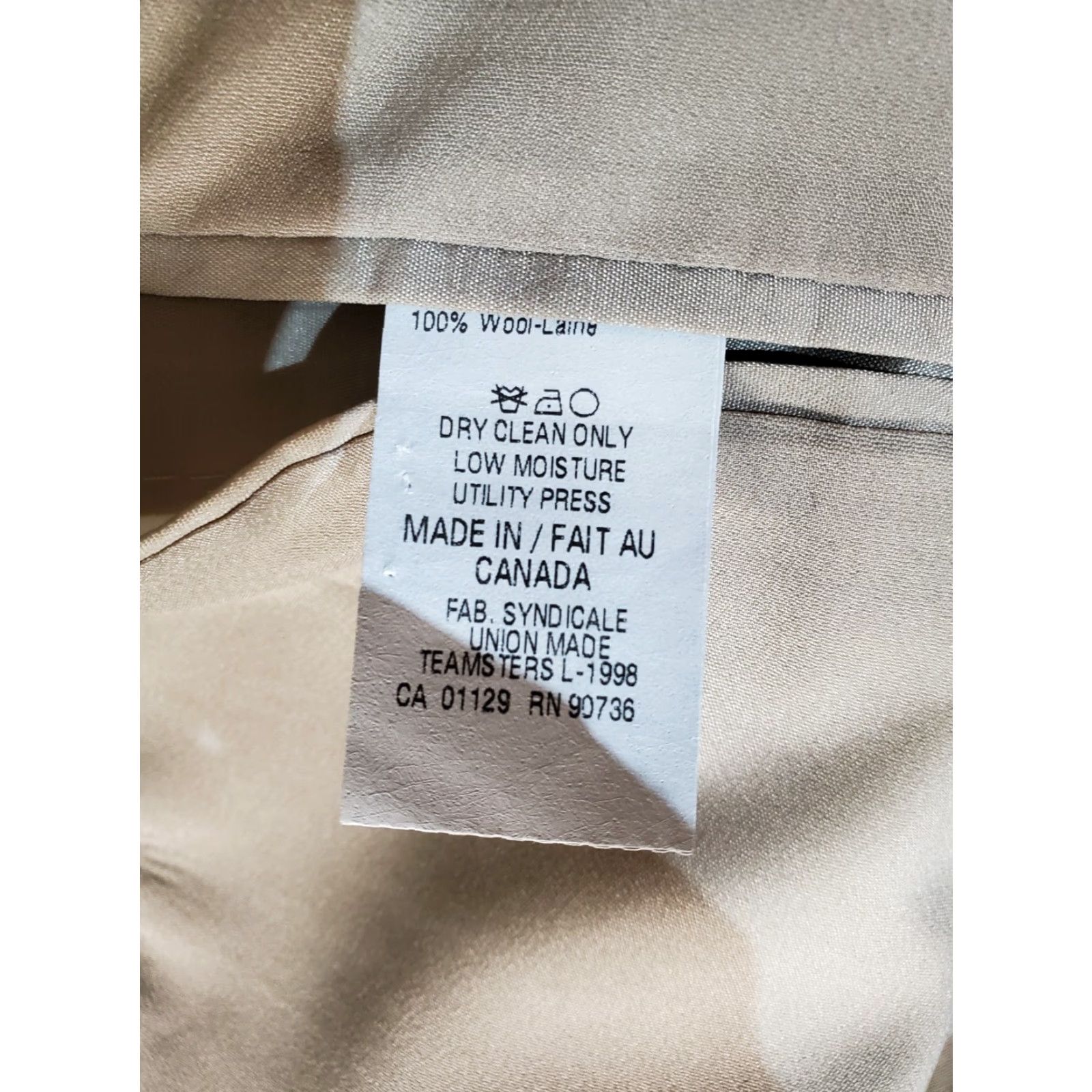 Vintage RALPH LAUREN Signature 100% Wool Jacket Brown/Gray Check 40R Mens Size US XXS / EU 40 - 5 Thumbnail