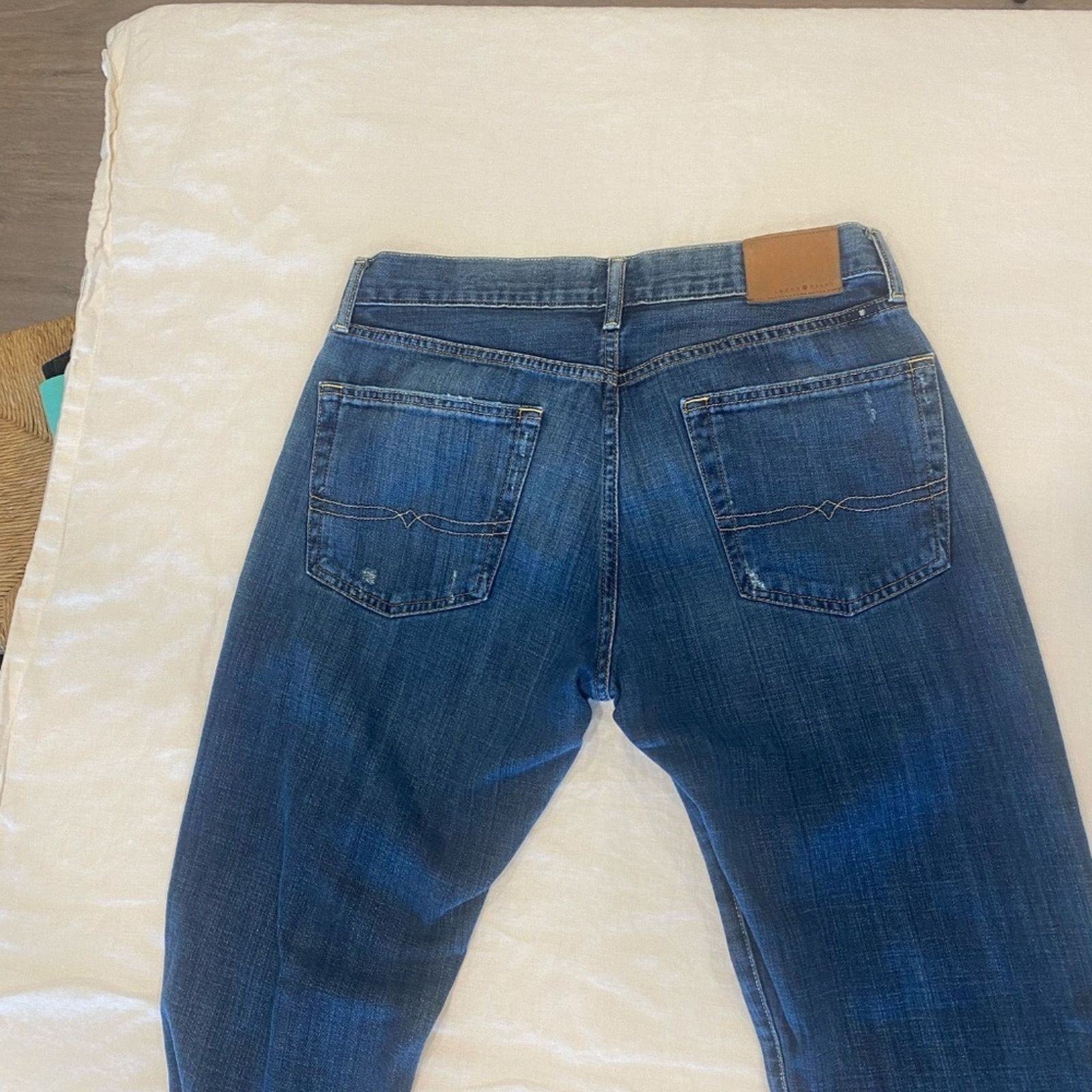 Lucky Brand Lucky Brand Men's 221 Original Straight Jeans - 32x30 Size US 32 / EU 48 - 8 Thumbnail