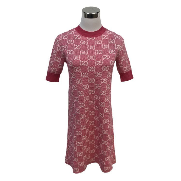 Gucci Gucci GG Logo Knit Mini Dress XXS Size XXS / US 00 / IT 34 - 1 Thumbnail