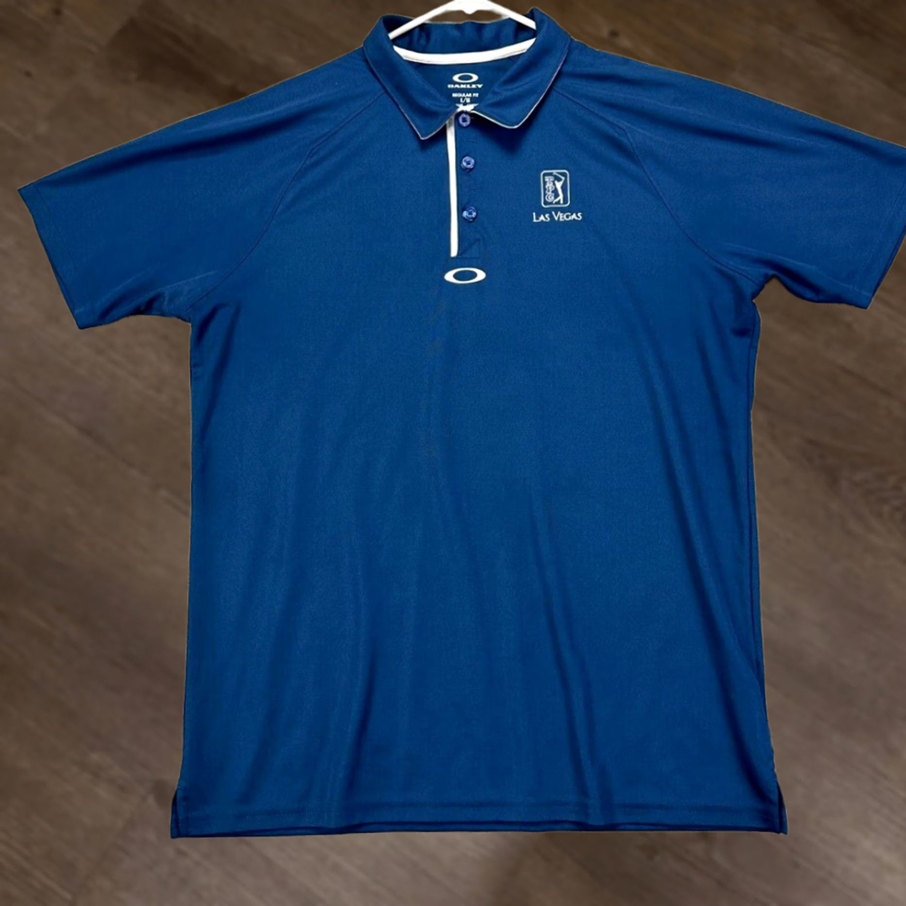 Oakley Oakley Golf Shirt Adult Large Blue Regular Fit Short Sleeve Mens Size US L / EU 52-54 / 3 - 1 Thumbnail