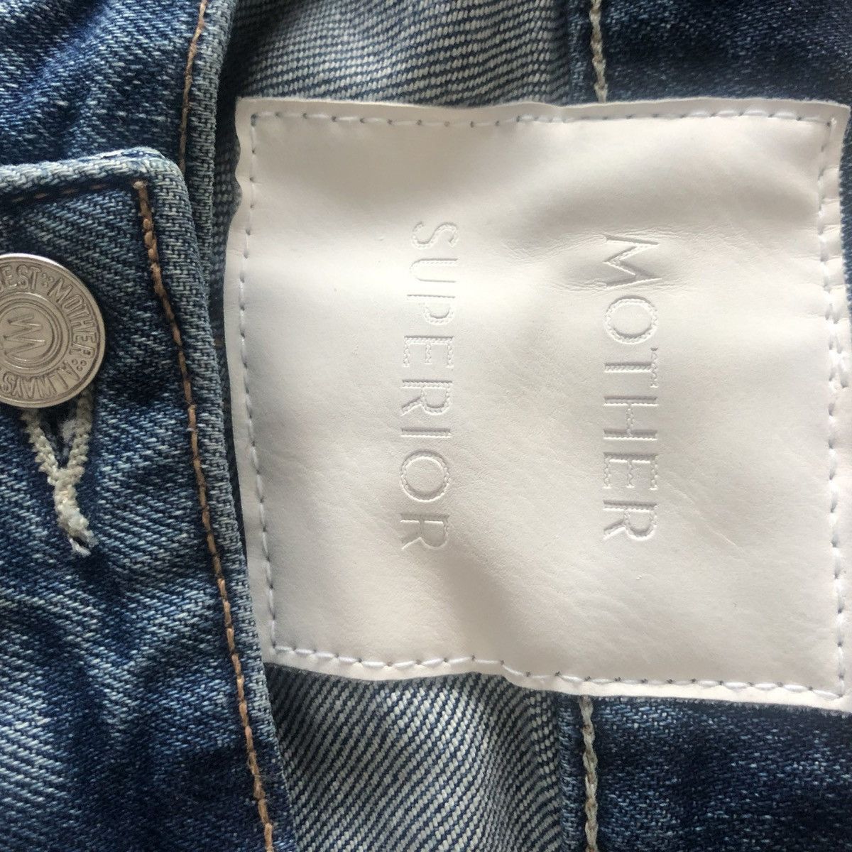 MOTHER Mother Grunge Step Waist Destroy The Dazzler Shift Jean 27 Size 27" / US 4 / IT 40 - 11 Thumbnail