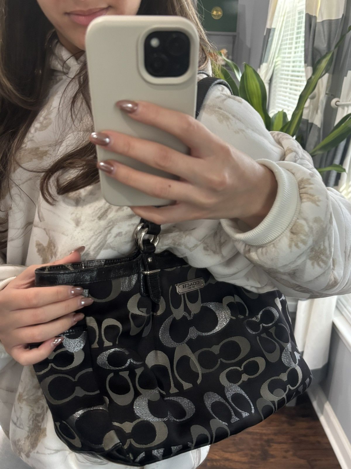 Coach Vintage Coach Gallery Optic Shoulder Bag Size ONE SIZE - 6 Thumbnail