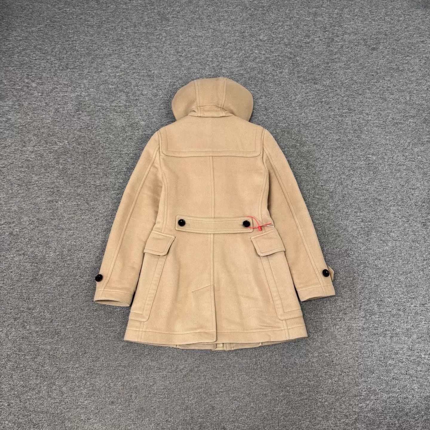 Burberry Burberry Horn Button Wool Hooded Coat UK6 Mint Size XS / US 0-2 / IT 36-38 - 2 Thumbnail