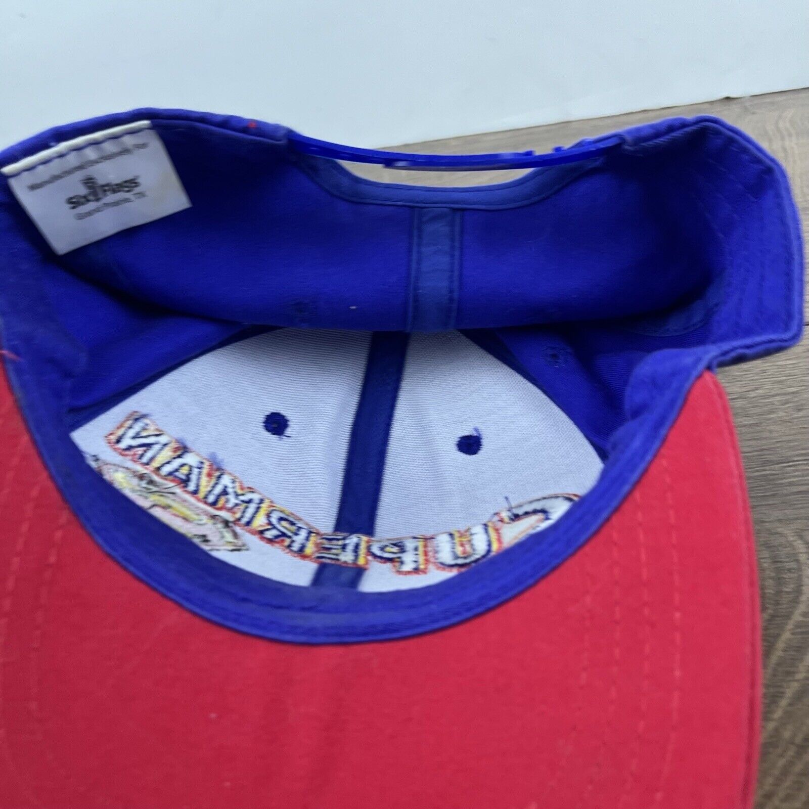 Other Superman Hat Blue Cap Superman Hat Adjustable Hat Blue Adult Size ONE SIZE - 13 Thumbnail