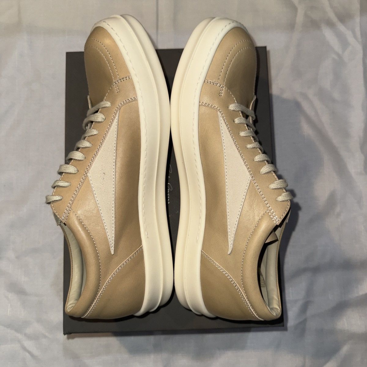 Rick Owens Rick Owens Vintage Sneaker “Parchment” Size 45 Size US 12 / EU 45 - 5 Thumbnail