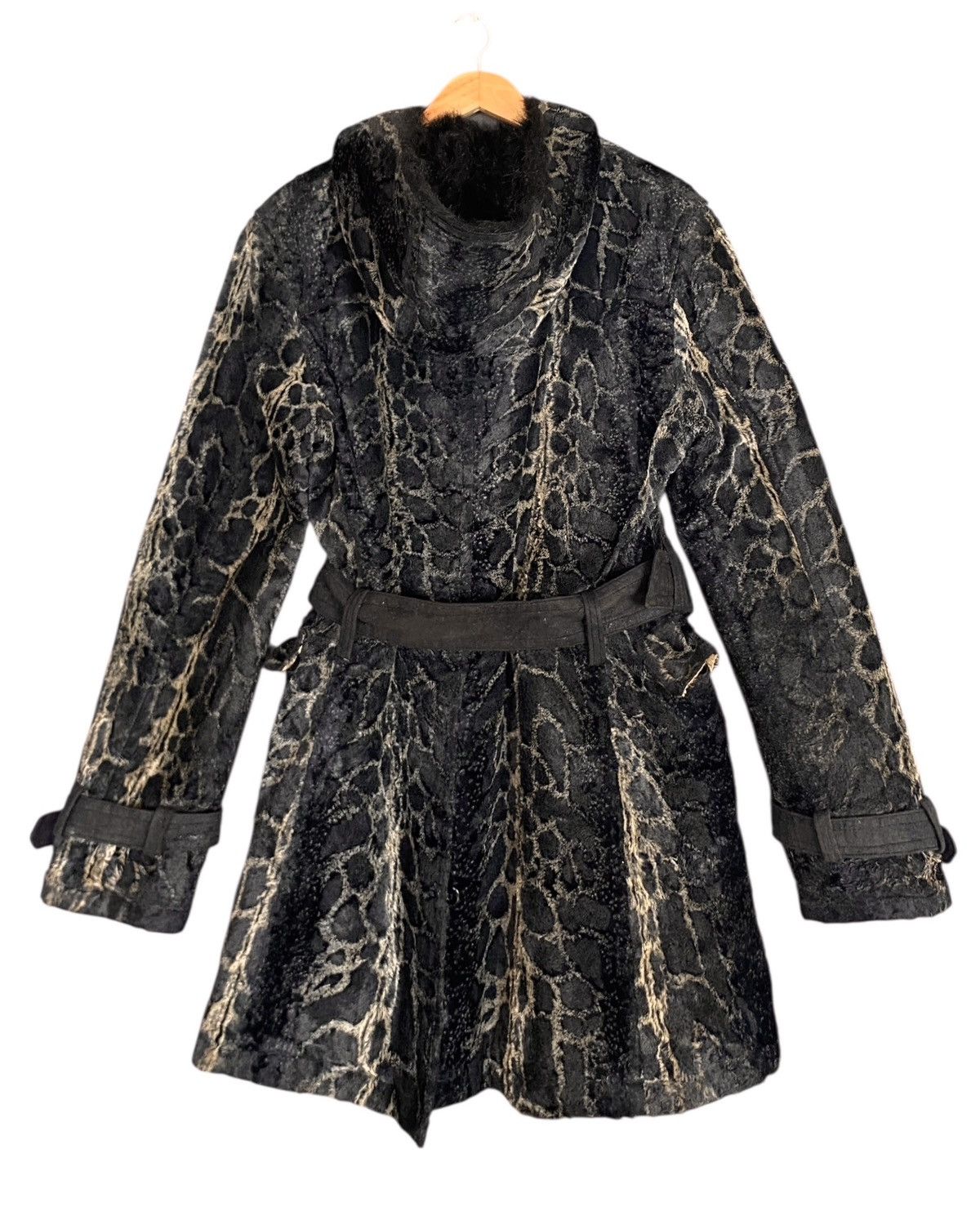 Tornado Mart Very Rare Vintage Tornado Mart Snake Skin Velvet Parka 1990s Size US L / EU 52-54 / 3 - 2 Thumbnail