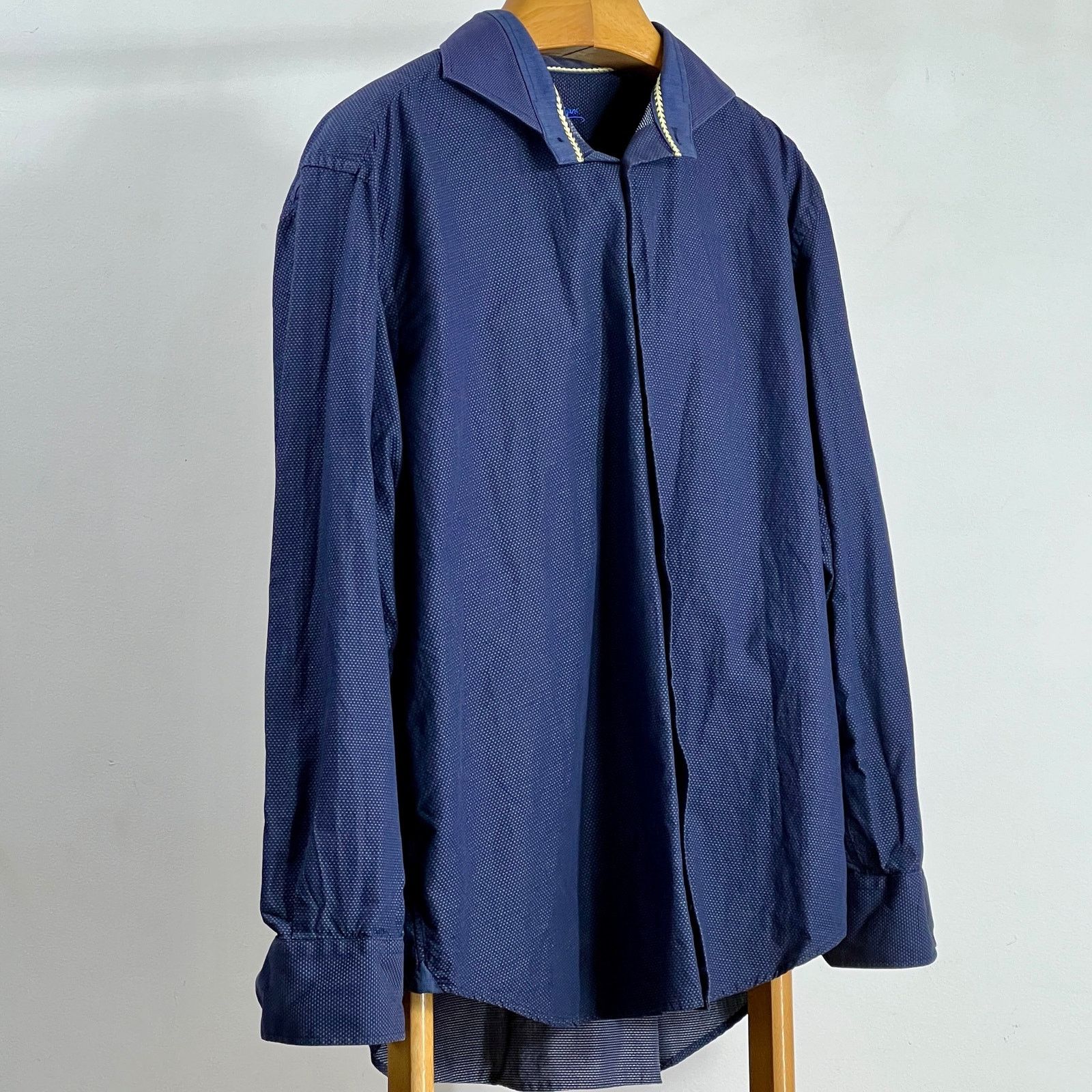 Robert Graham Robert Graham Men's Long Sleeve Blue Shirt US Size XL EU/46 Size US XL / EU 56 / 4 - 6 Thumbnail