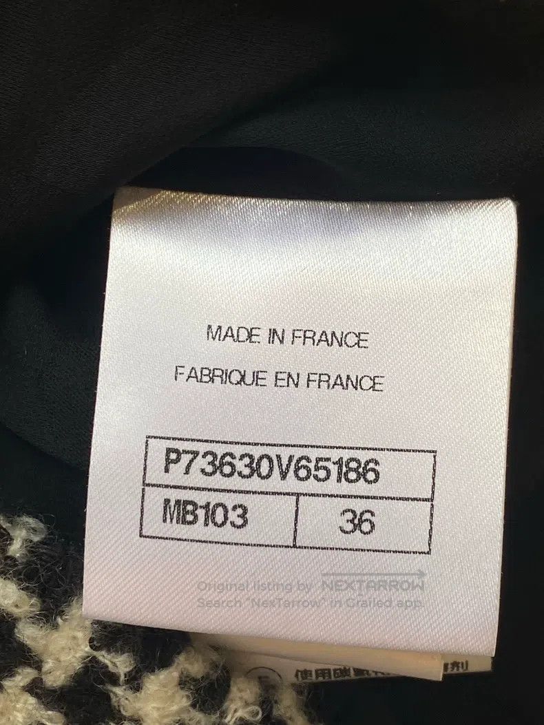 Chanel Chanel 22-year-old tweed coat with a thousand-bird check Size XS / US 0-2 / IT 36-38 - 4 Thumbnail
